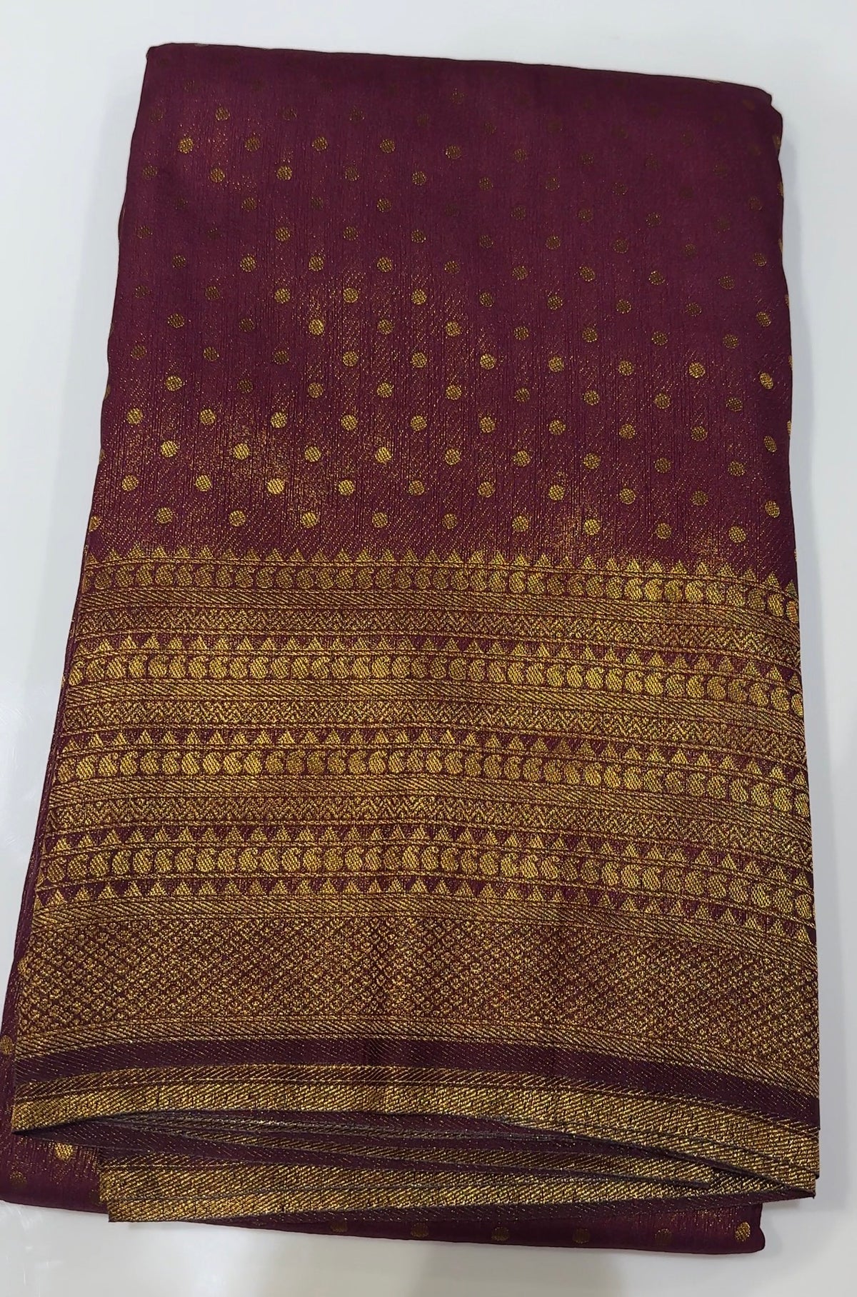 SEMI BANARASI SAREE - IHA 35999