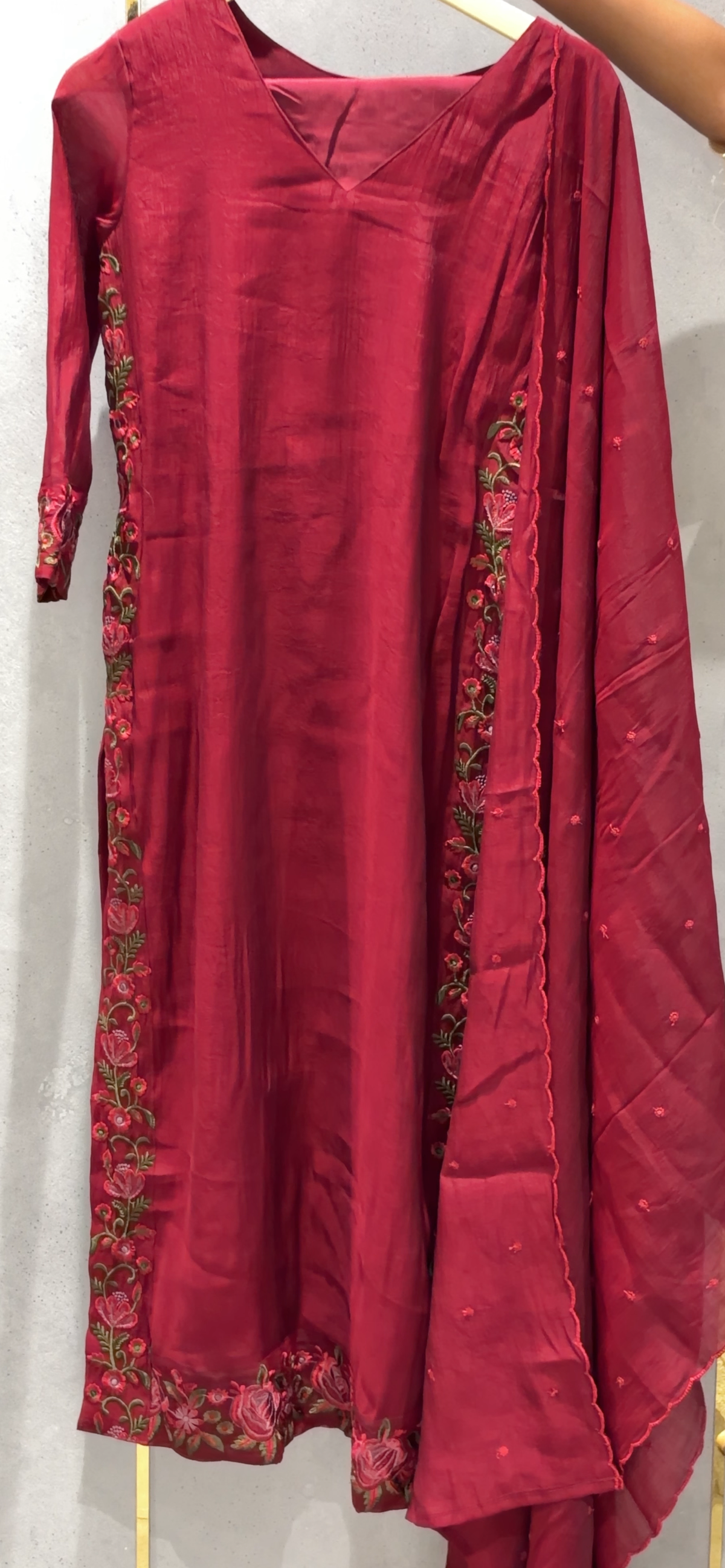 READY TO WEAR TOP, BOTTOM AND DUPATTA - IHA 35966