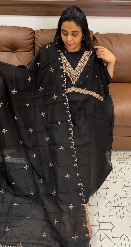 VICHITRA SILK UNSTITCHED SALWAR SUITS - IHA 28027