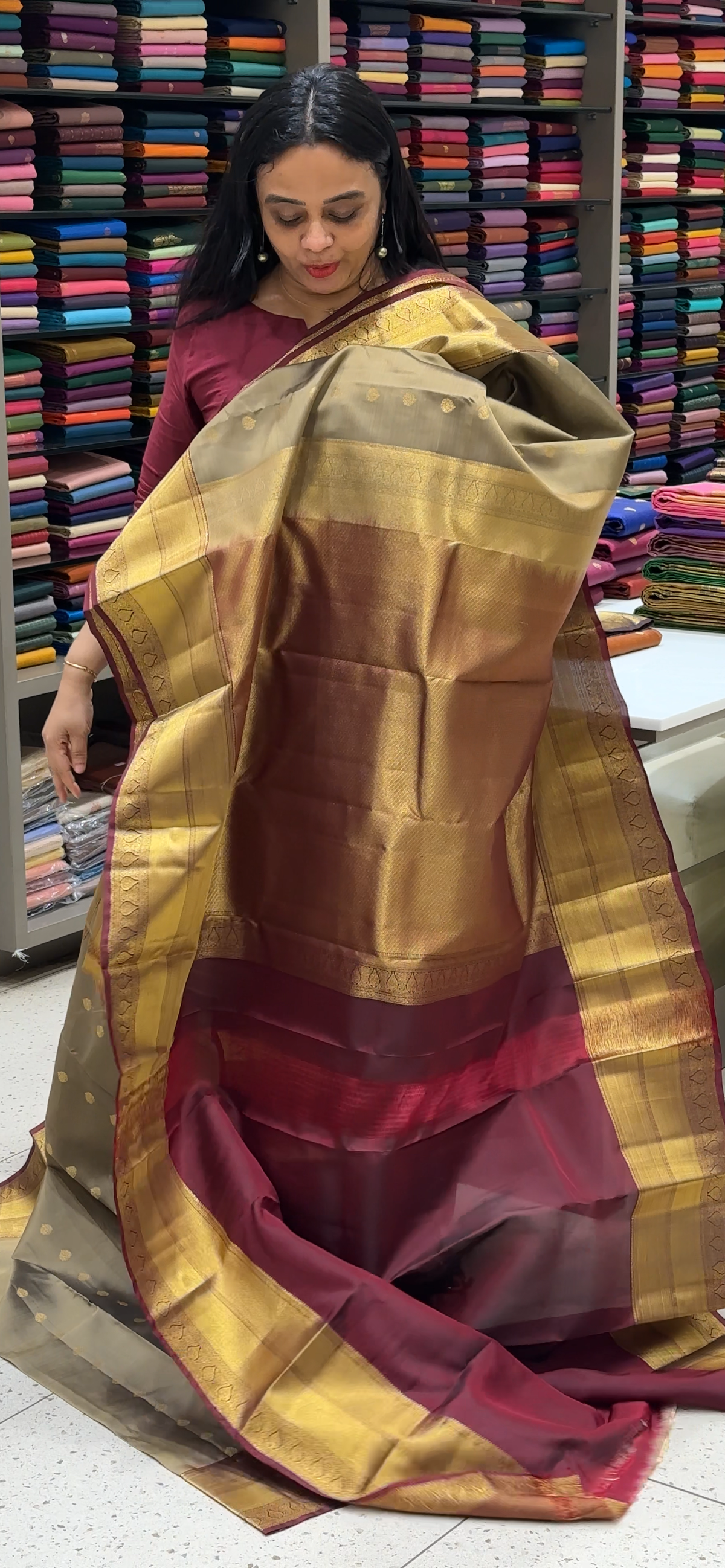 DESIGNER KANCHIPURAM SAREES - IHA 35549