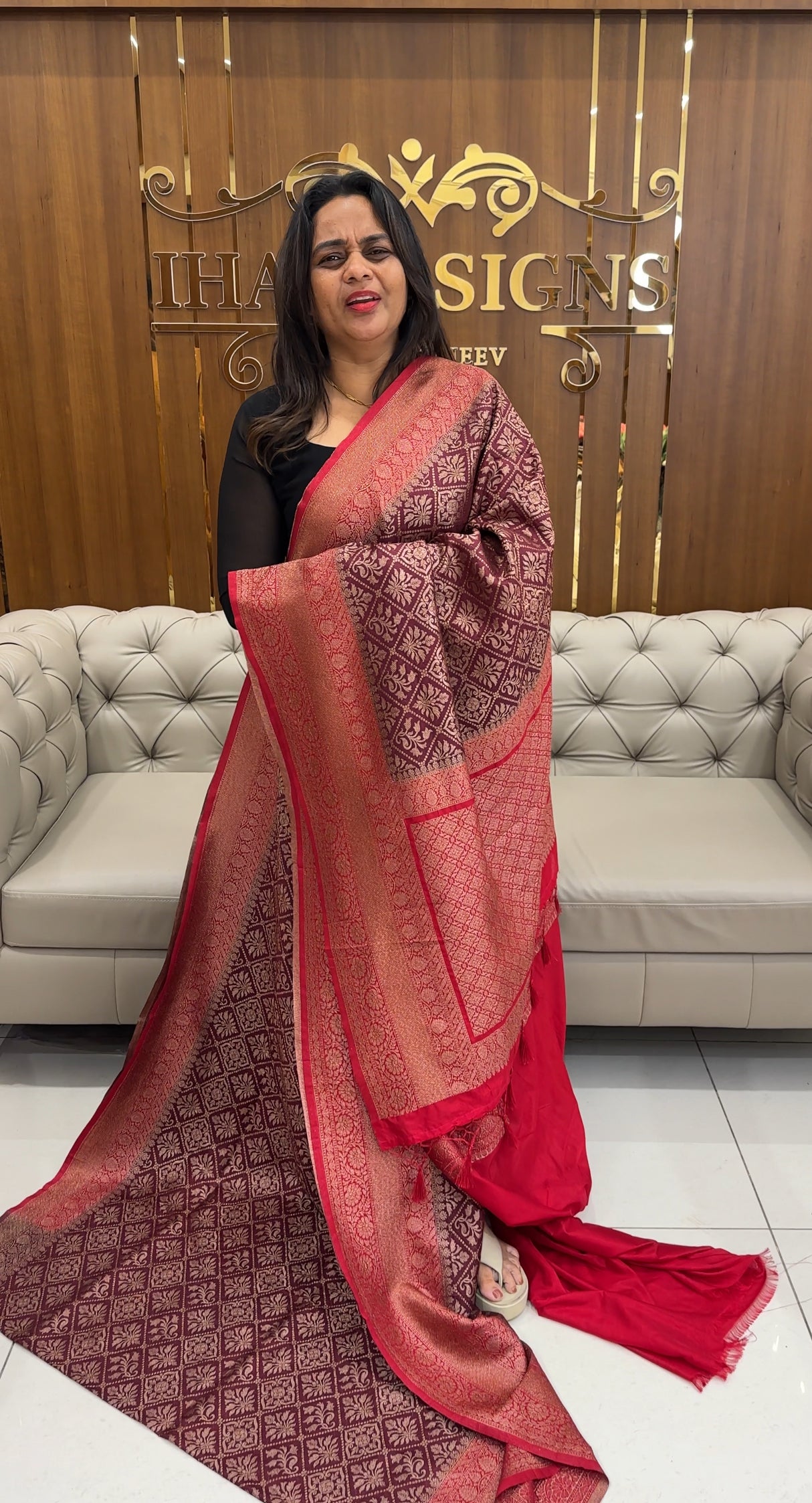 FORWARD SEMI KATAN SAREES - IHA 25220