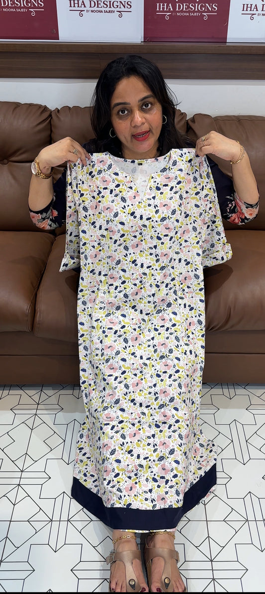 PRINTED RAYON TOPS - IHA 26696