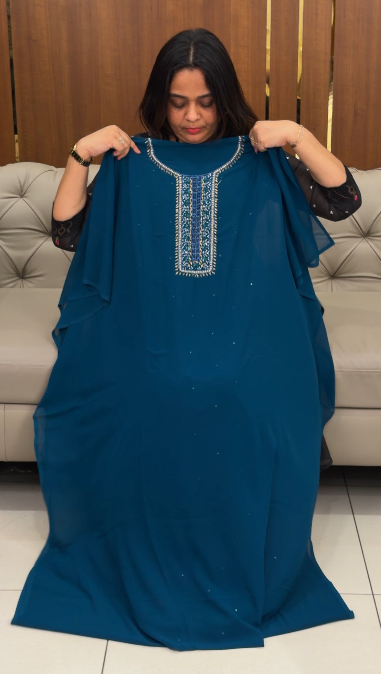 FAUX GEORGETTE UNSTITCHED SALWAR SUITS - IHA 29140