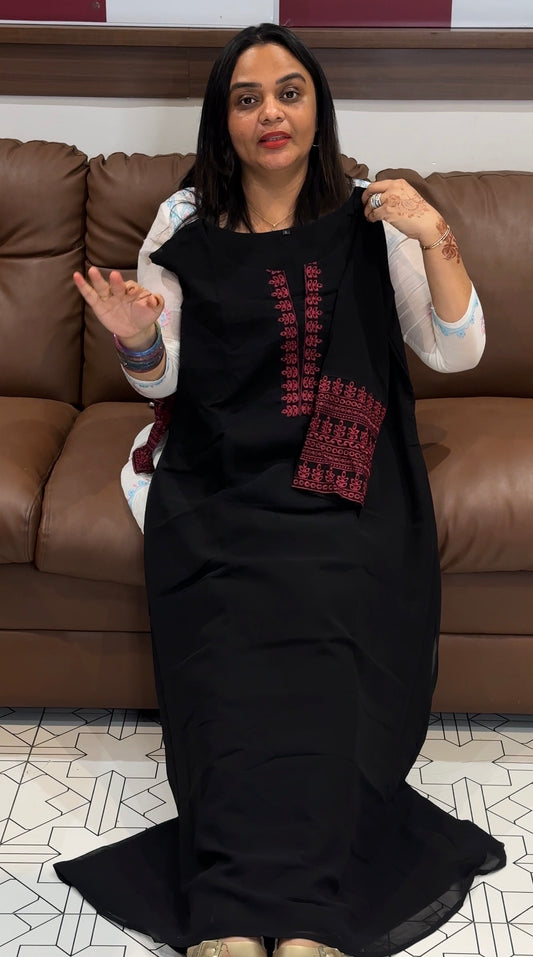 FAUX GEORGETTE  TOPS - IHA 31559