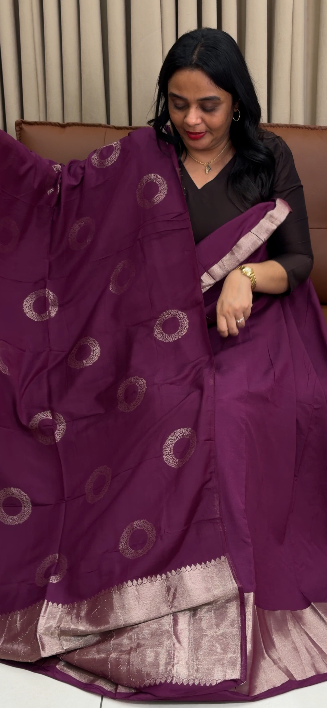SEMI BANARAIS UNSTITCHED SALWAR SUITS - IHA 34409
