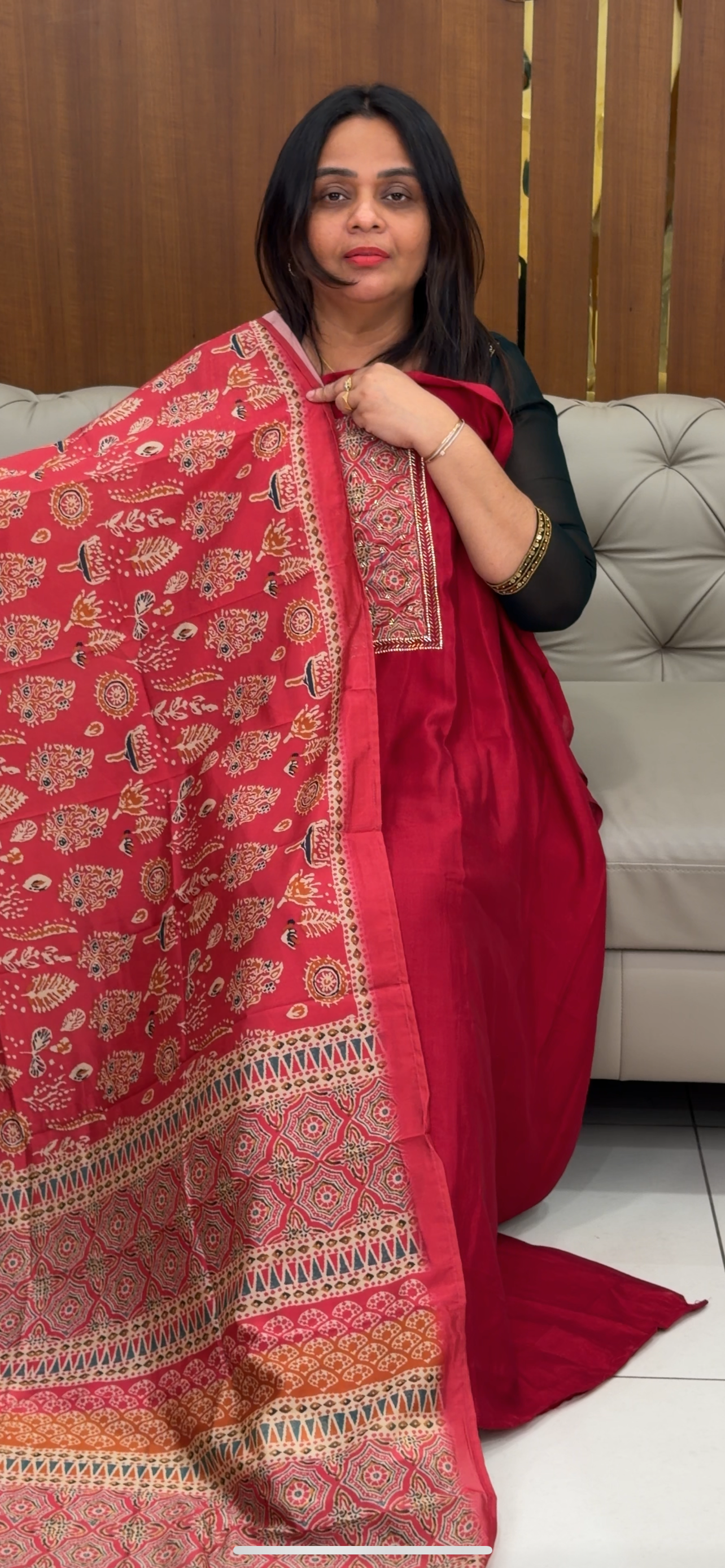 SEMI RAW SILK UNSTITCHED SALWAR SUITS - IHA 29117