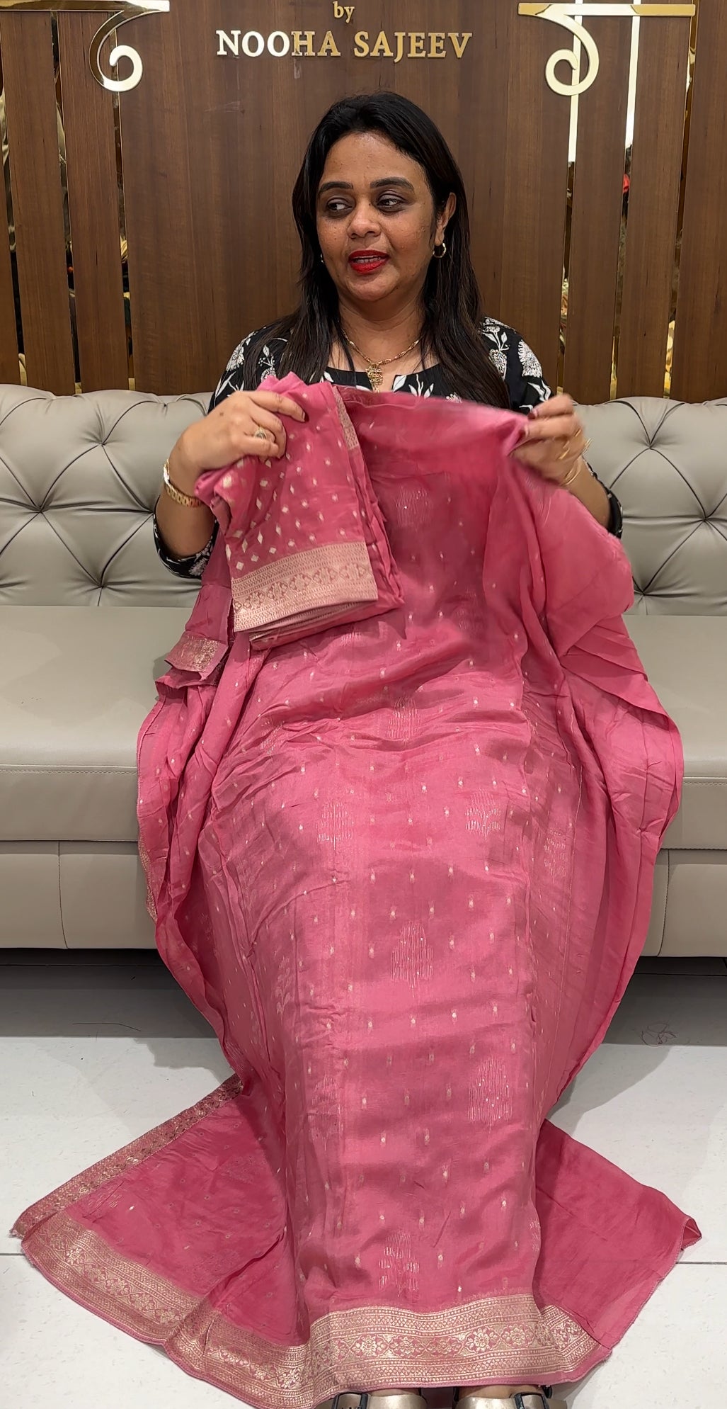 VISCOSE BANARASI UNSTITCHED  SALWAR SUITS - IHA 24334