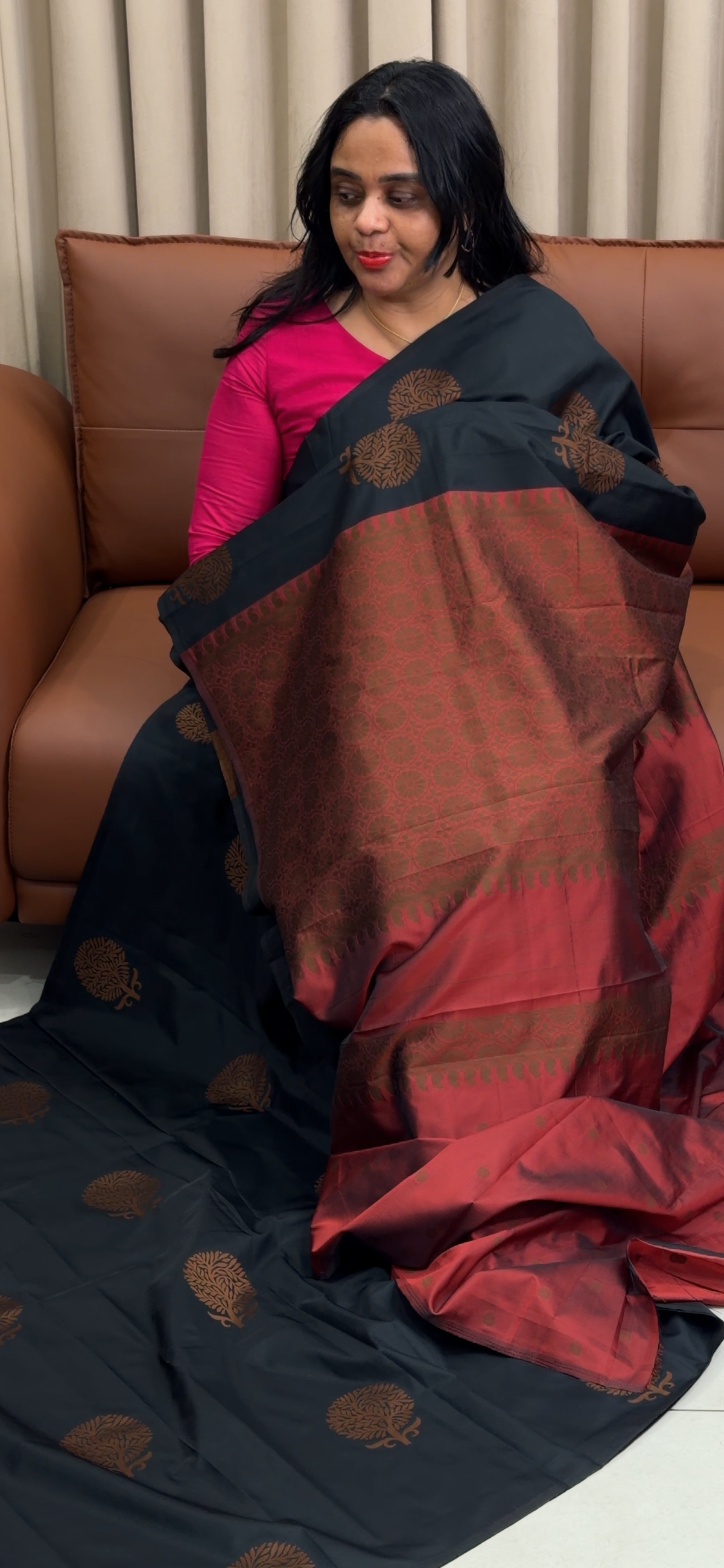 SEMI SILK SAREES - IHA 35338