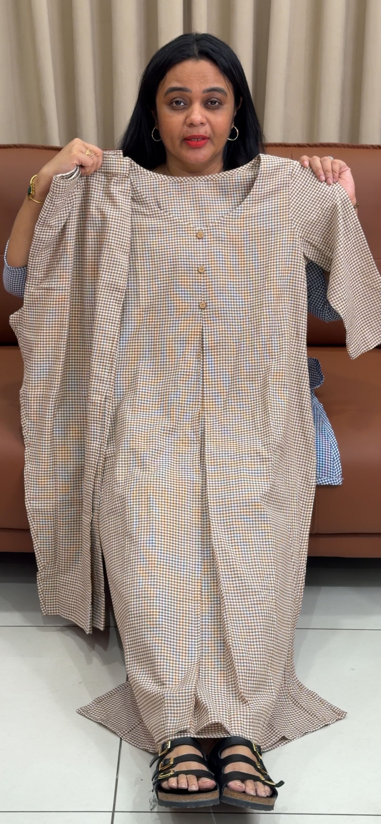 IHA'S IN-HOUSE HANDLOOM TOP AND BOTTOM - IHA 35222