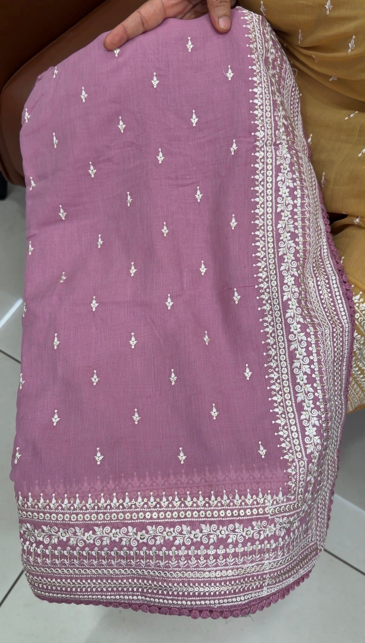 MALAI CHANDERI SAREES - IHA 34590