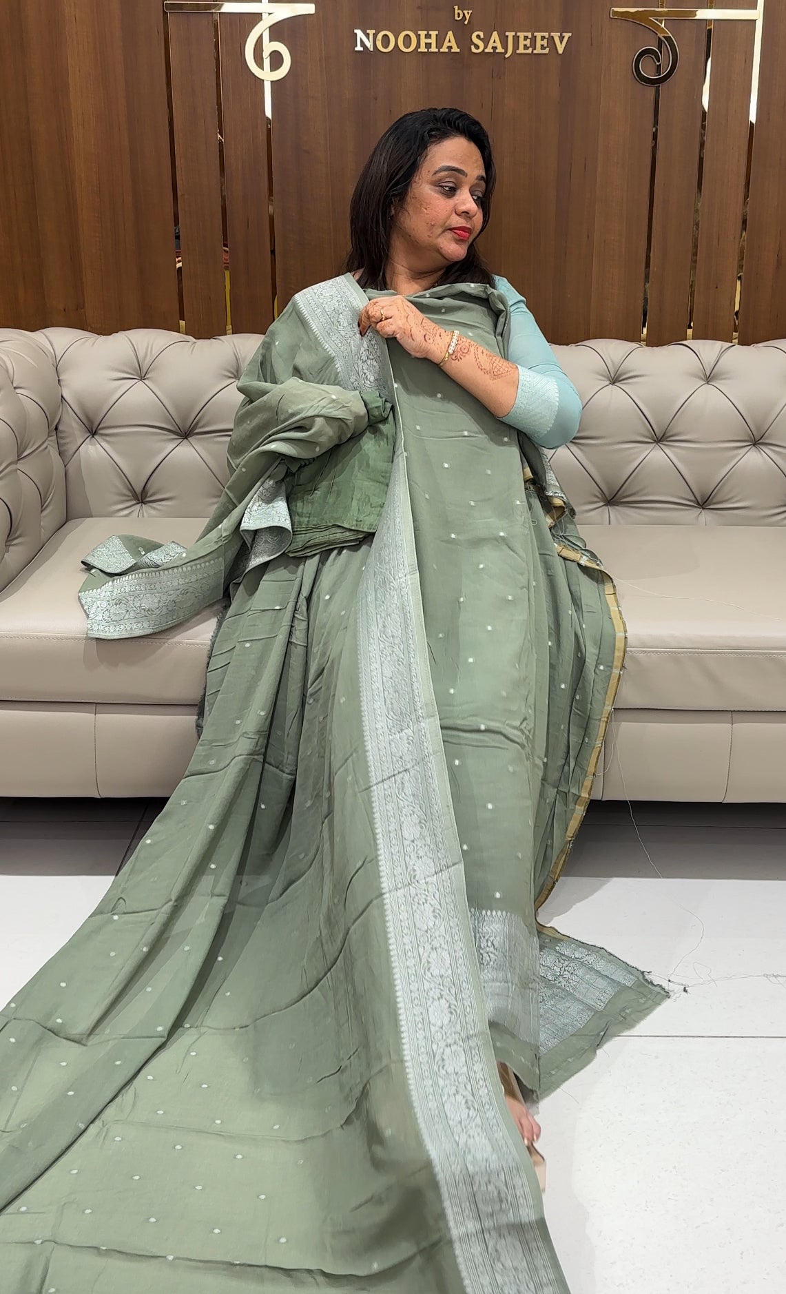 VISCOSE GEORGETTE UNSTITCHED SALWAR SUITS - IHA 23858