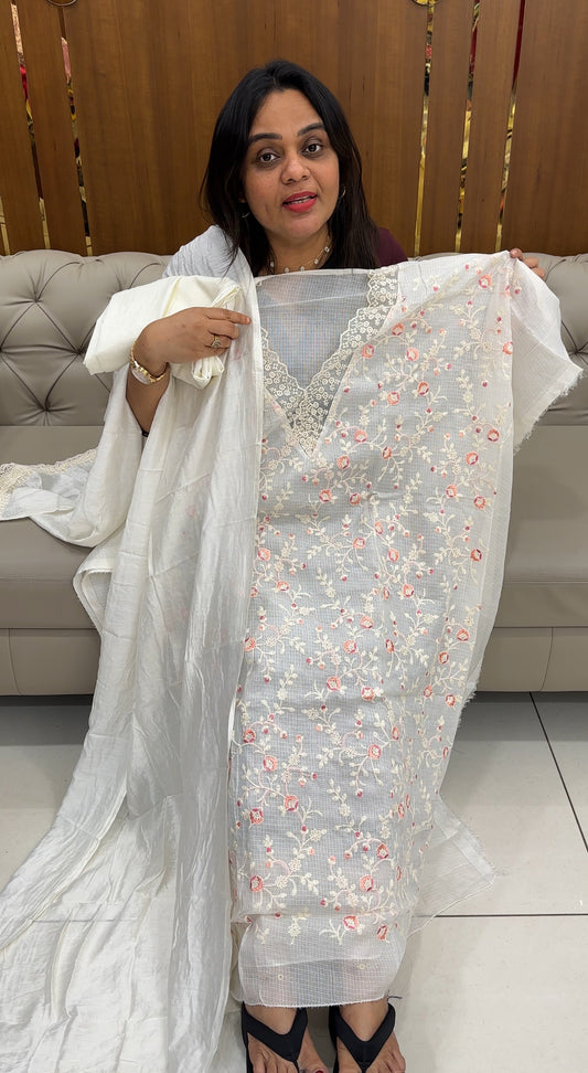 FORWARD NET KOTA UNSTITCHED SALWAR SUITS - IHA 28422