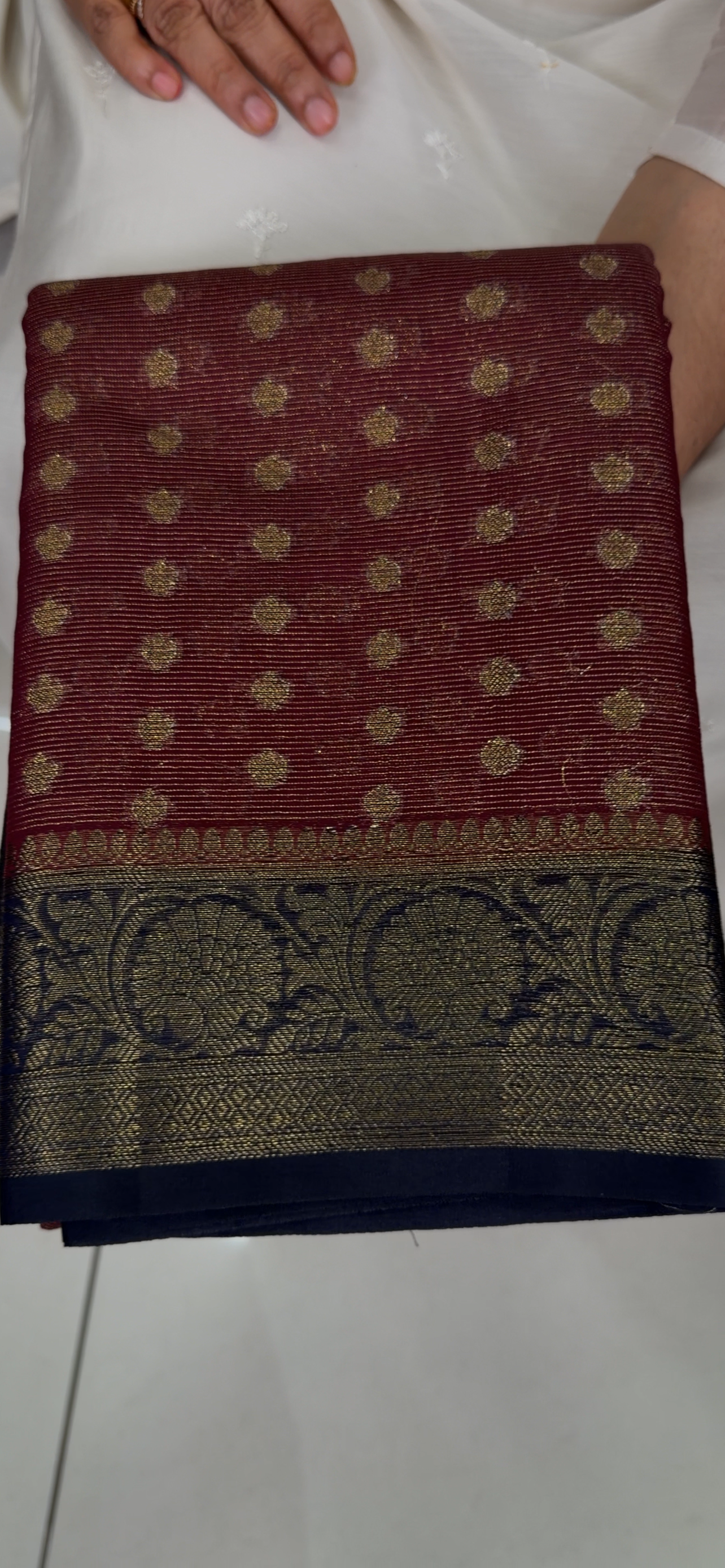 SEMI BANARASI SAREES - IHA 33350