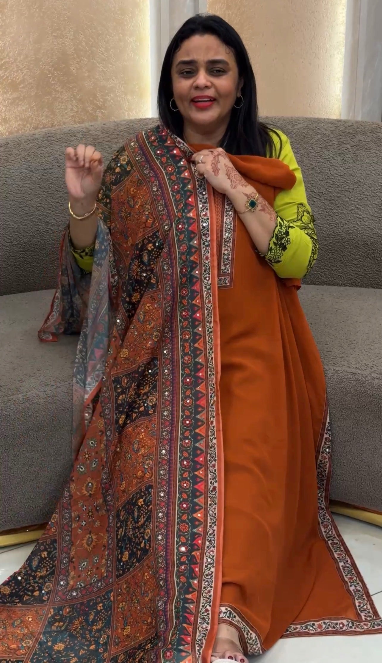 FORWARD UNSTITCHED SALWAR SUITS - IHA 33017