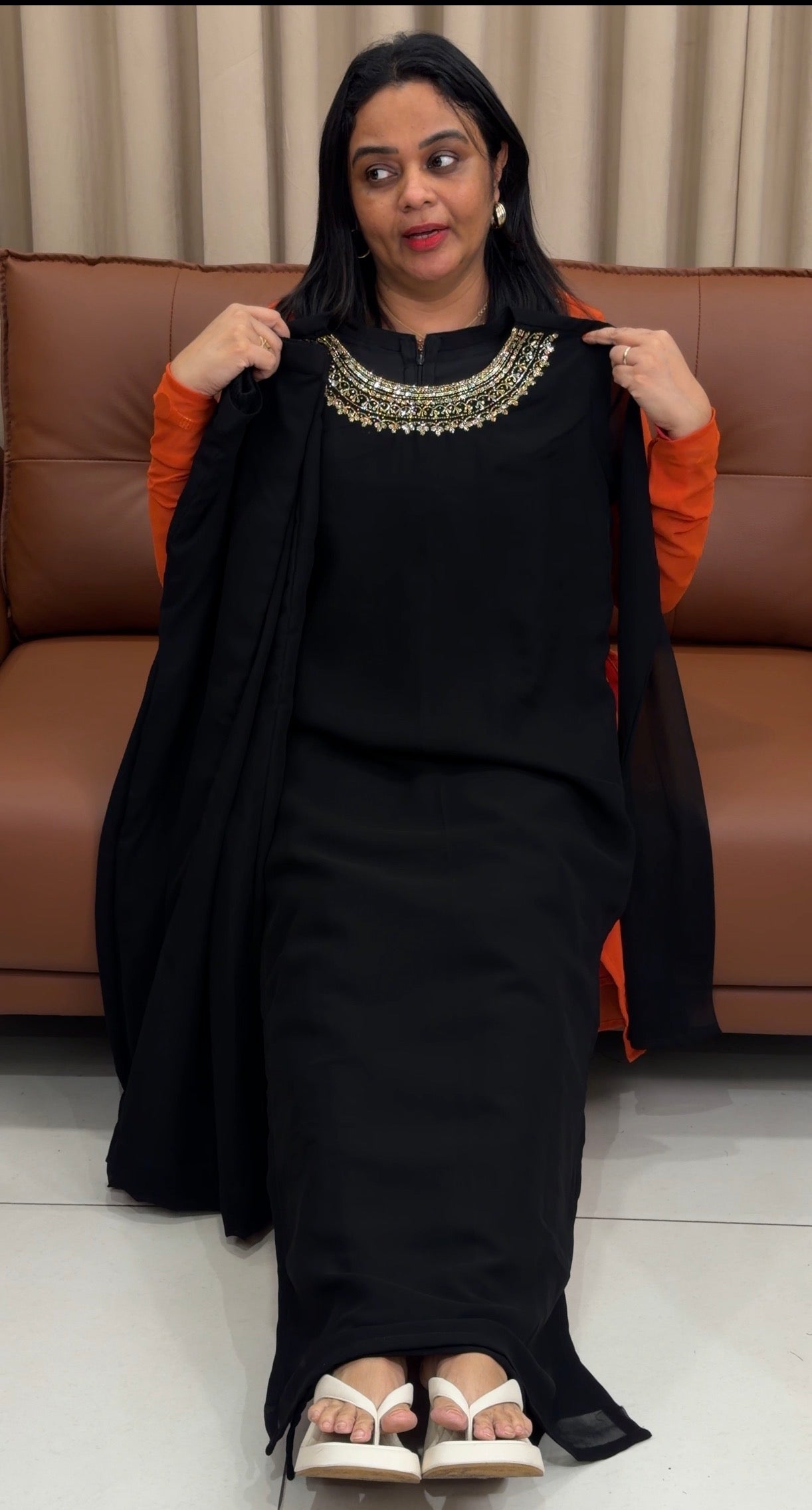 IHA'S IN-HOUSE HANDWORKED SLITTED CO-ORDS SETS - IHA 33508
