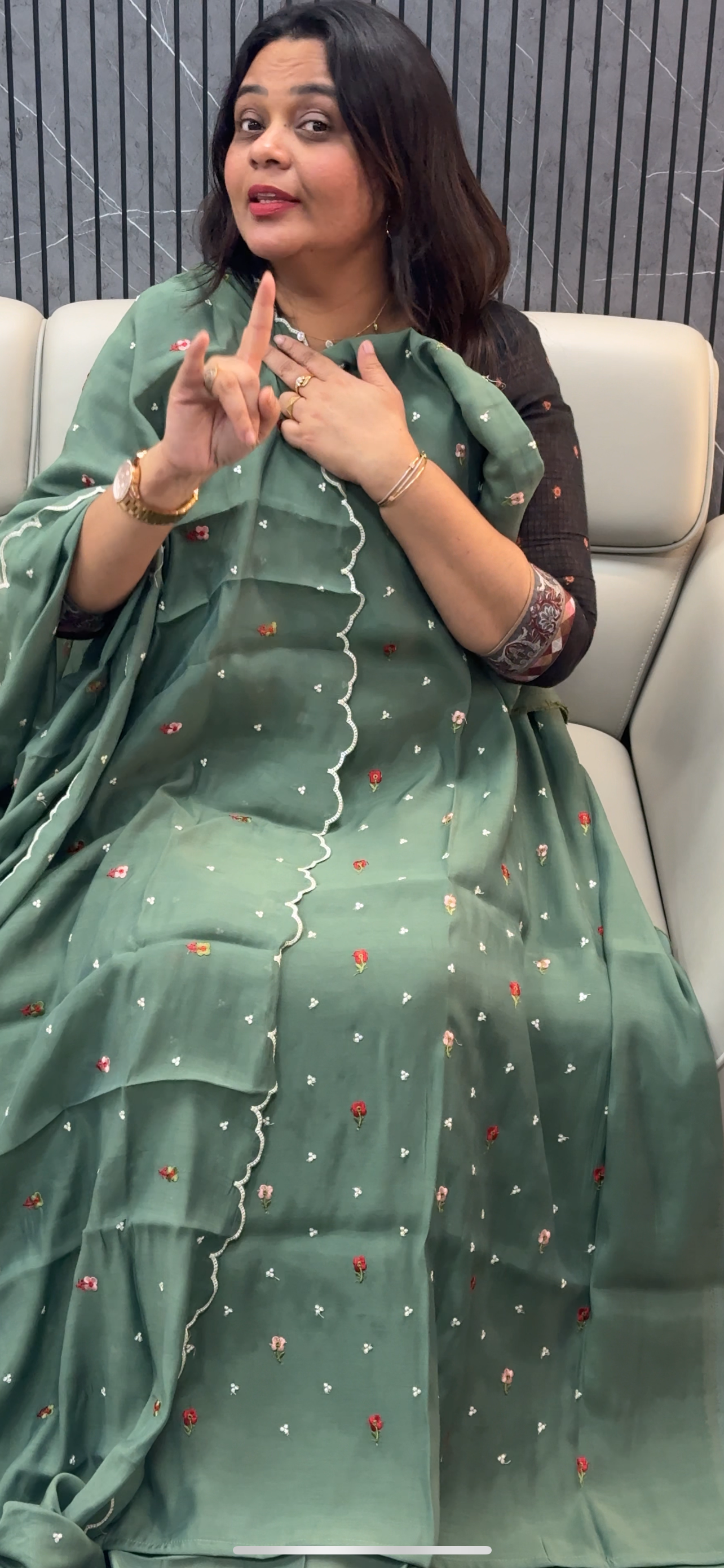 MALAI CHANDERI UNSTITCHED SALWAR SUITS - IHA 29387