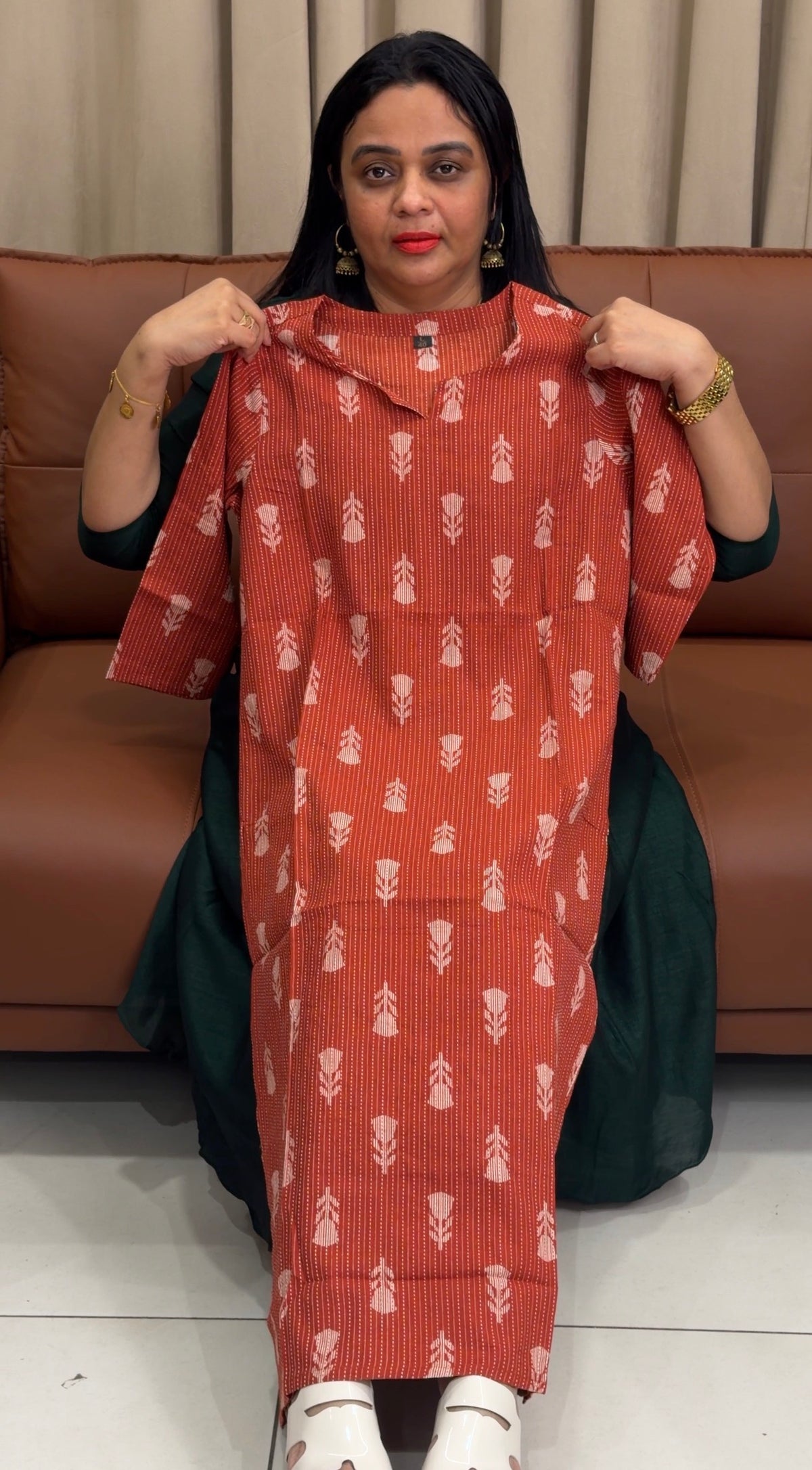 PRINTED COTTON TOPS - IHA 35754