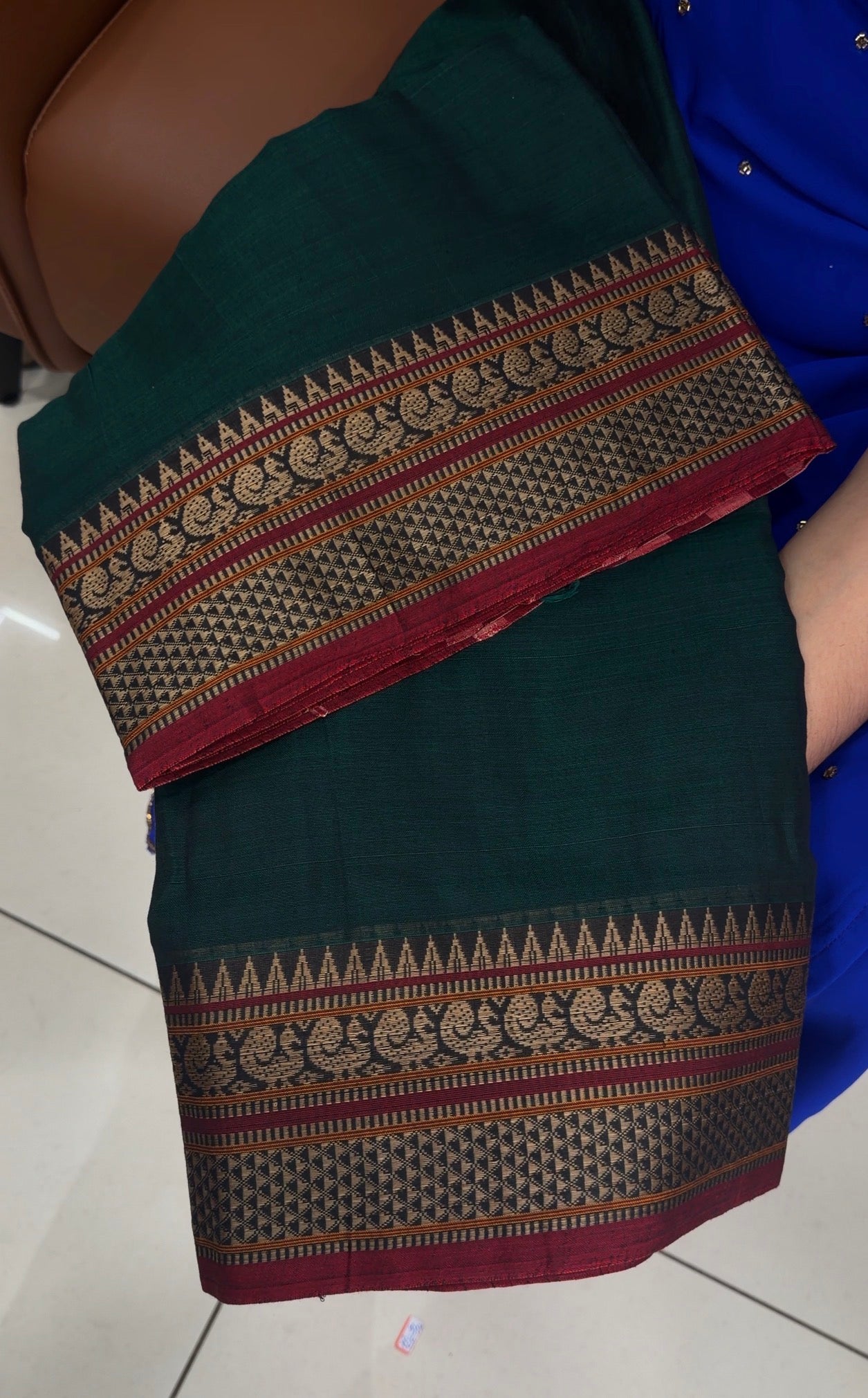 HANDLOOM COTTON UNSTITCHED SALWAR SUITS - IHA 33768