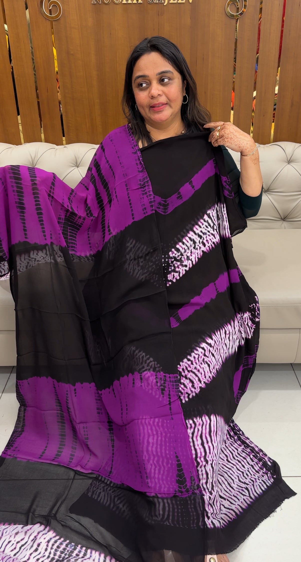 BATIK PRINTED UNSTITCHED SALWAR SUITS - IHA 27419