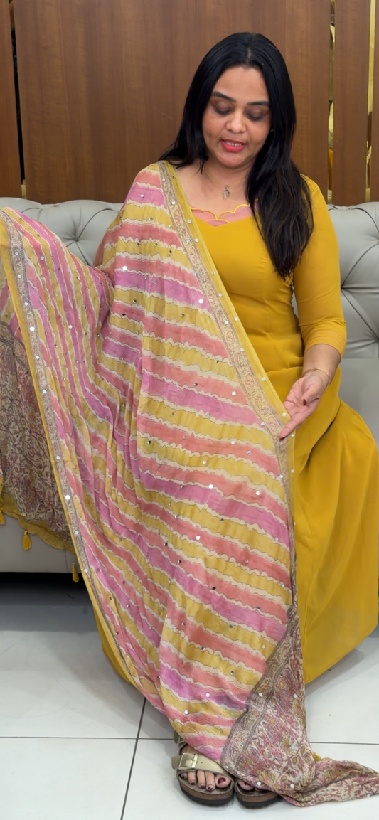 IHA'S IN-HOUSE TOP AND DUPATTA - IHA 31969