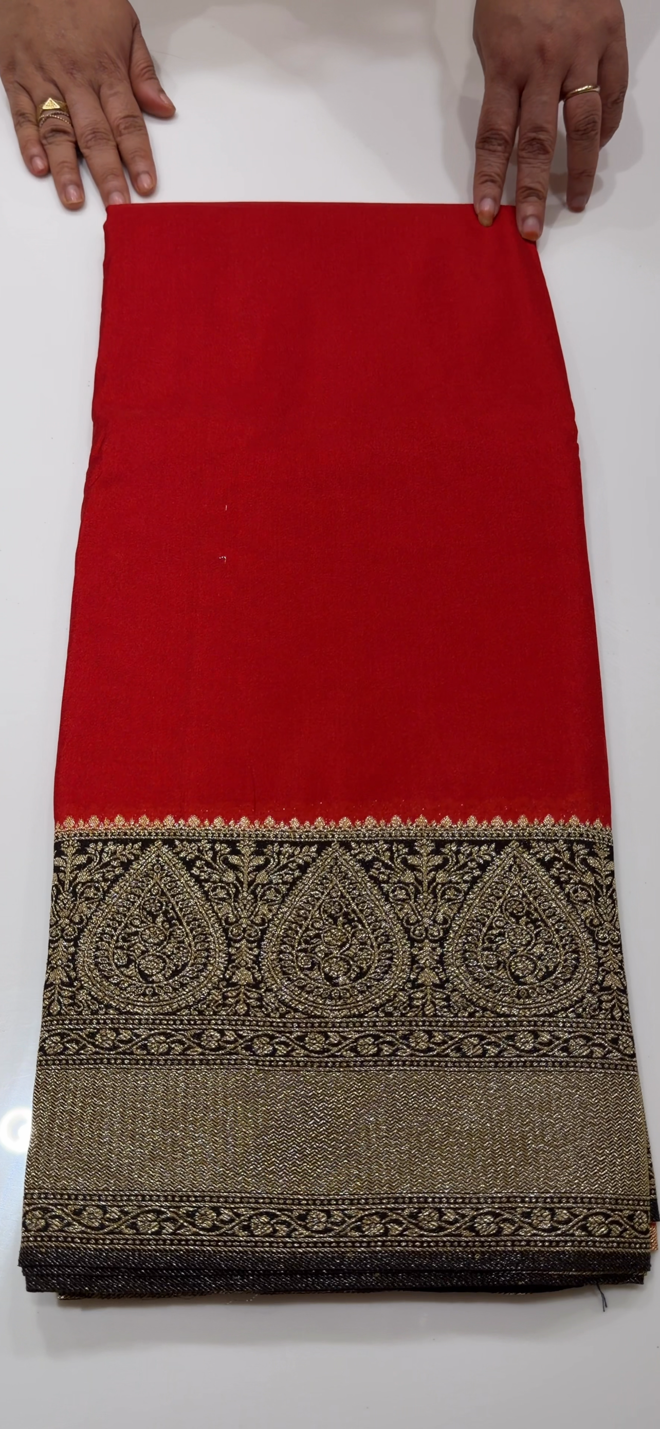 SEMI BANARASI SAREES - IHA 34575