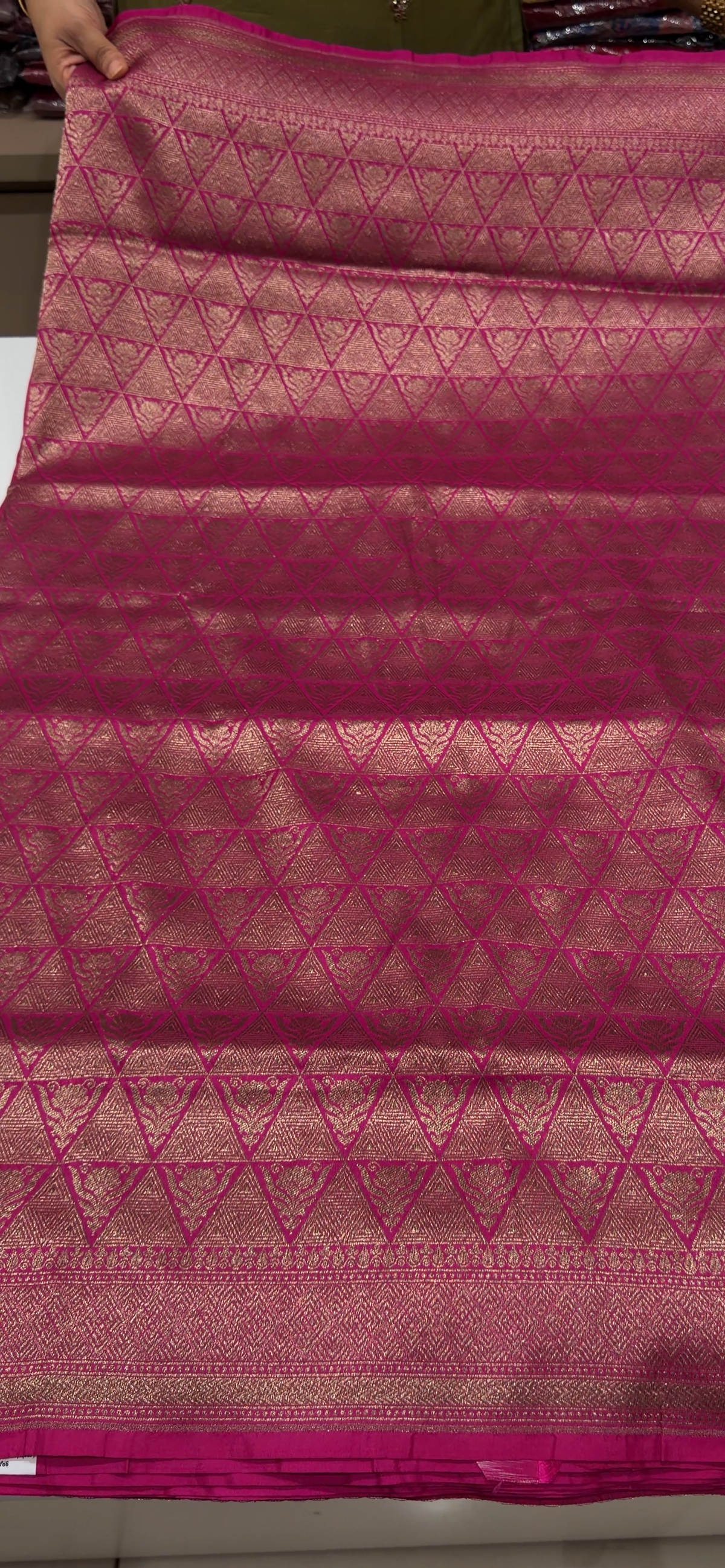 HANDLOOM KATAN SAREES - IHA 35383