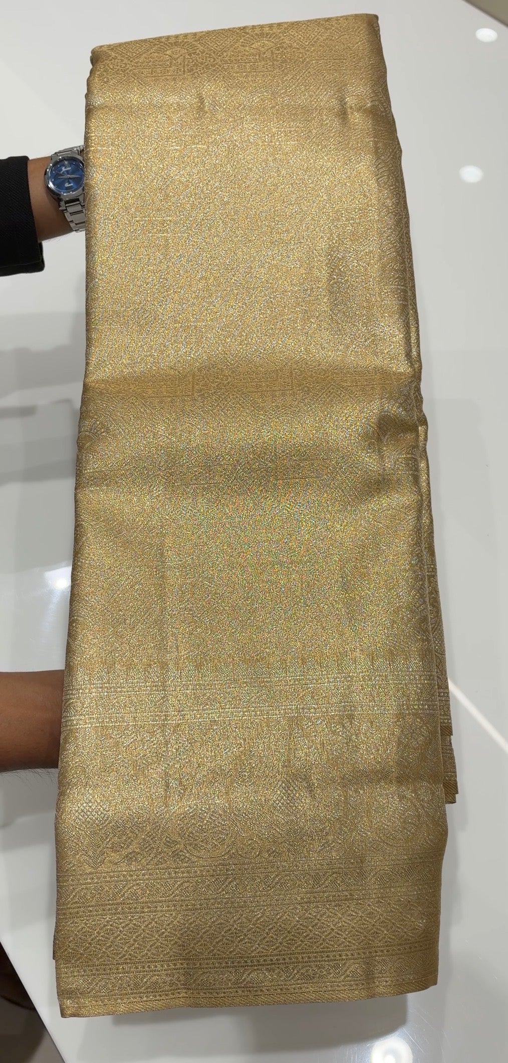 SEMI TISSUE SAREES - IHA 35821