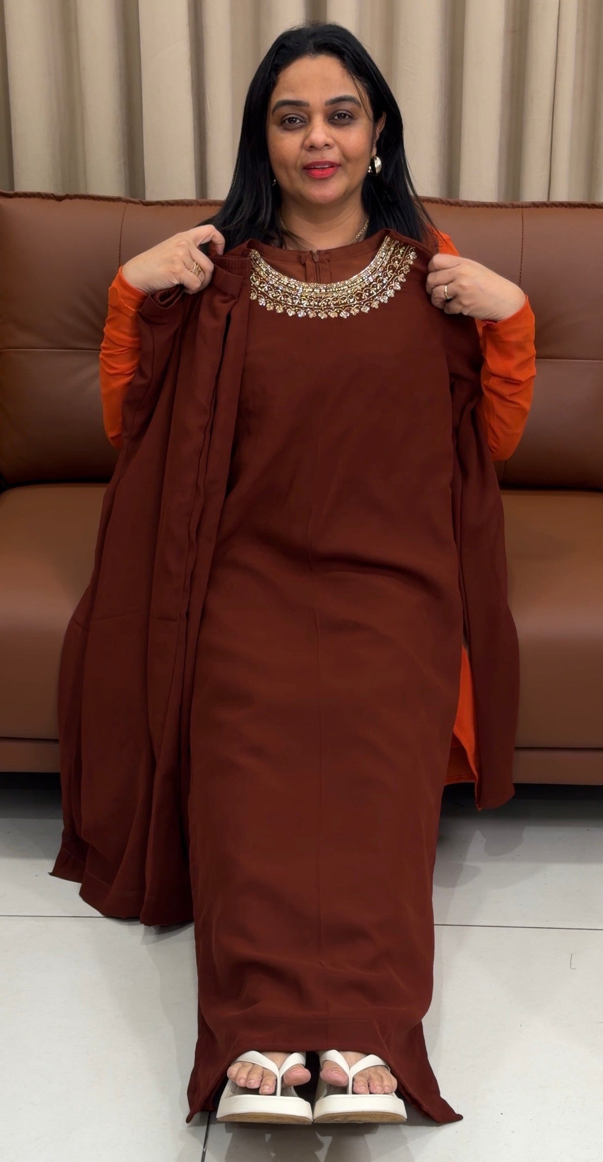 IHA'S IN-HOUSE HANDWORKED SLITTED CO-ORDS SETS - IHA 33508