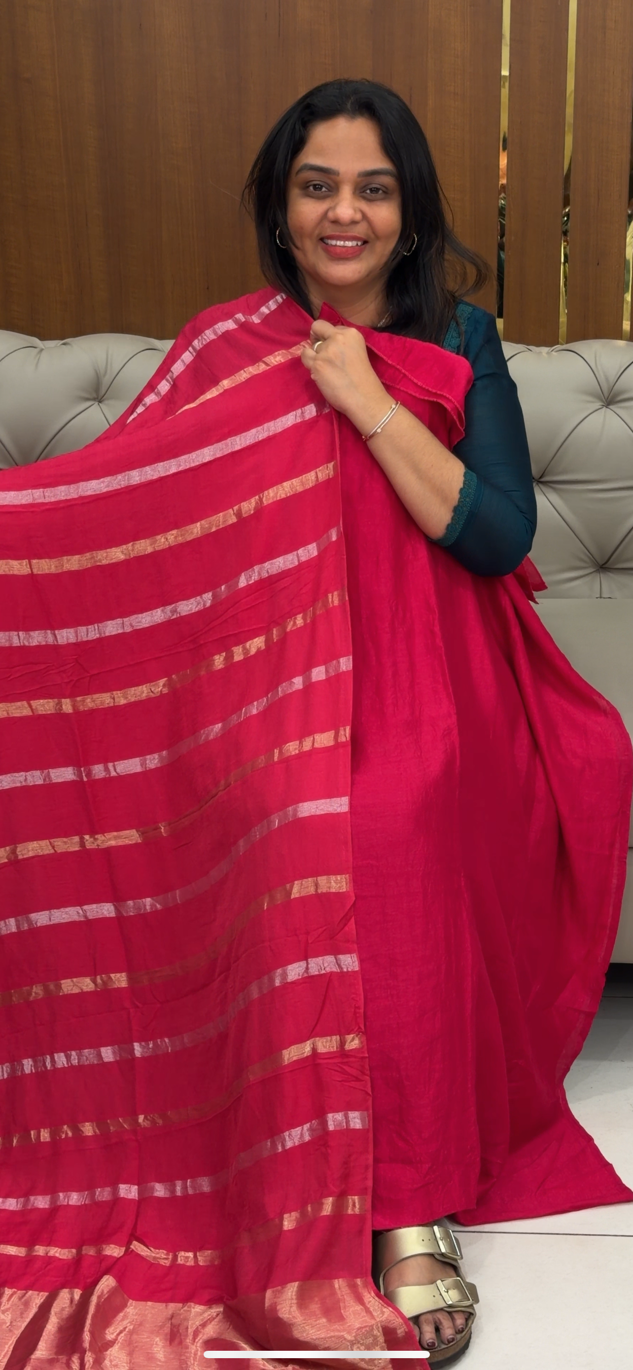 FORWARD SEMI RAW SILK UNSTITCHED SALWAR SUITS - IHA 30765