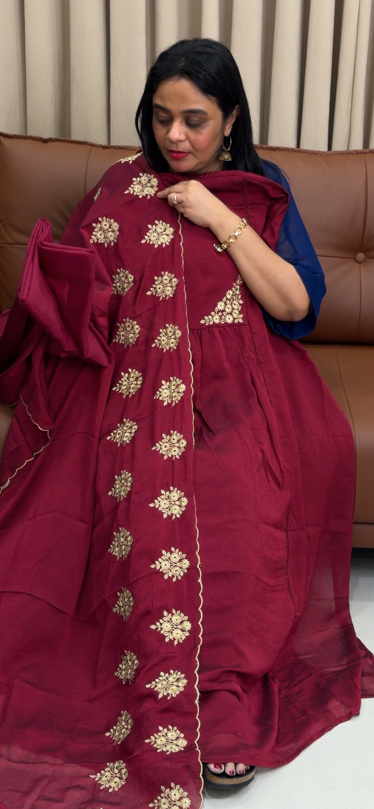 UNSTITCHED SALWAR SUITS - IHA 34090