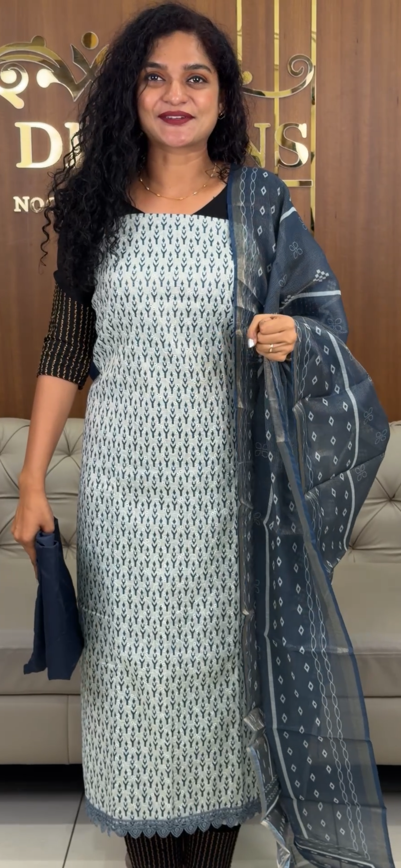 COTTON UNSTITCHED SALWAR SUITS - IHA 32772