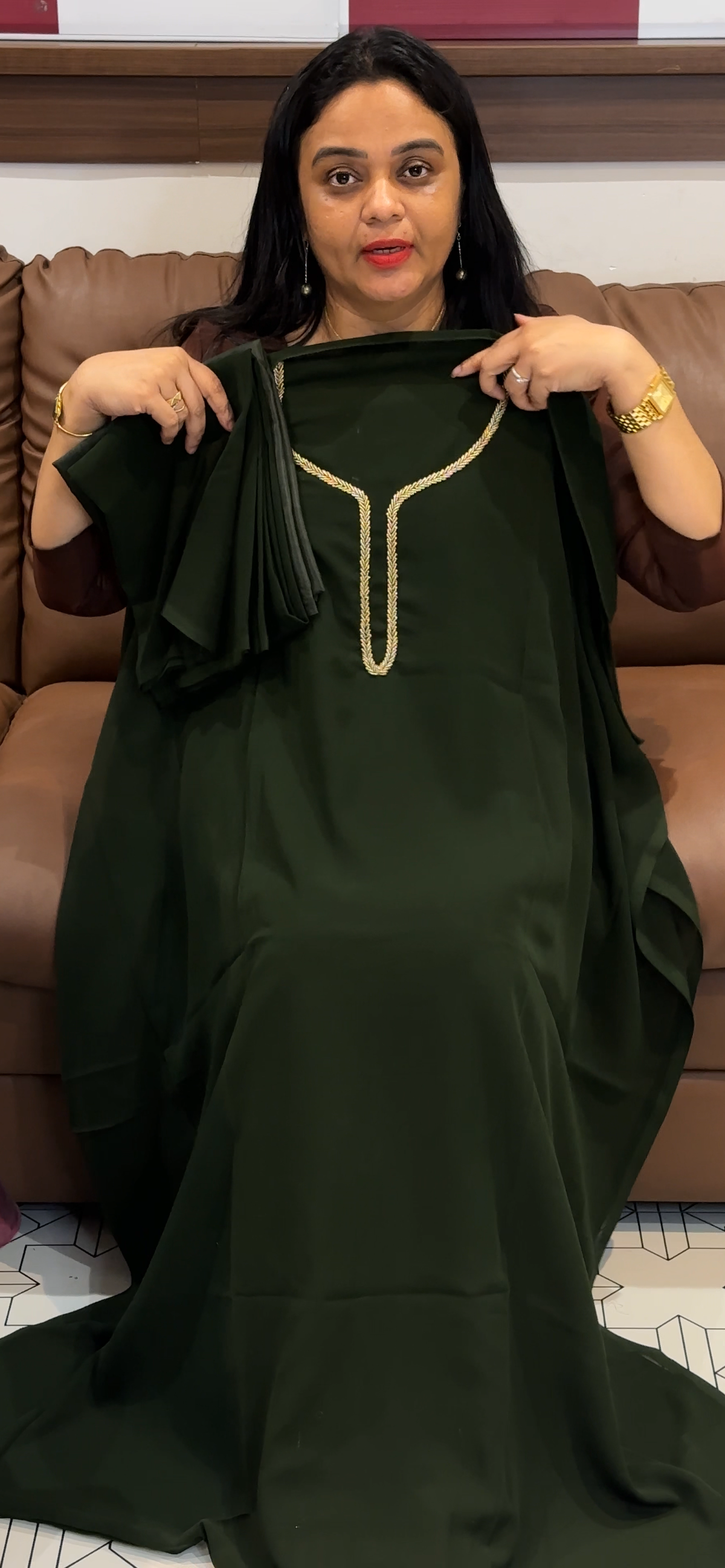 FAUX GEORGETTE UNSTITCHED SALWAR SUITS - IHA 35556