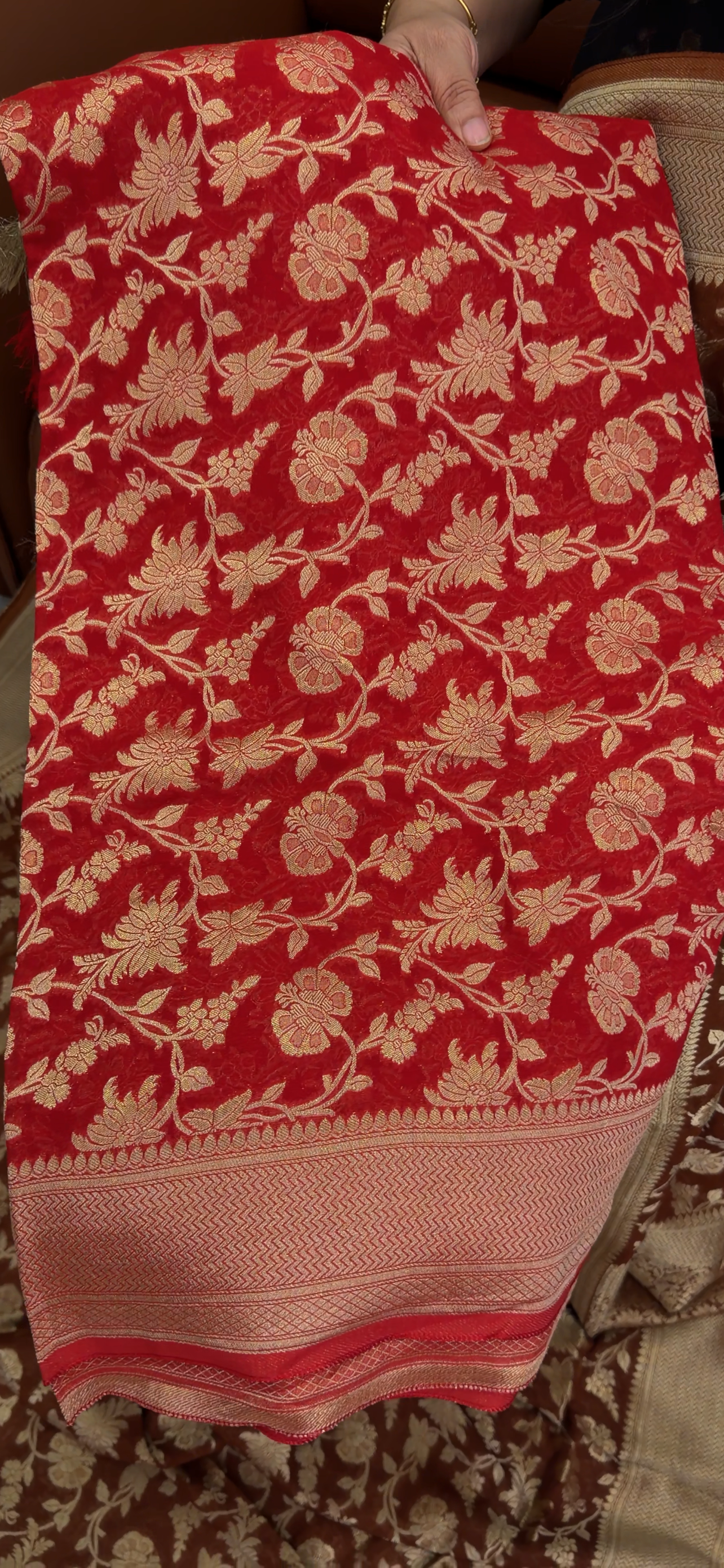VISCOSE GEORGETTE SAREES - IHA 34117