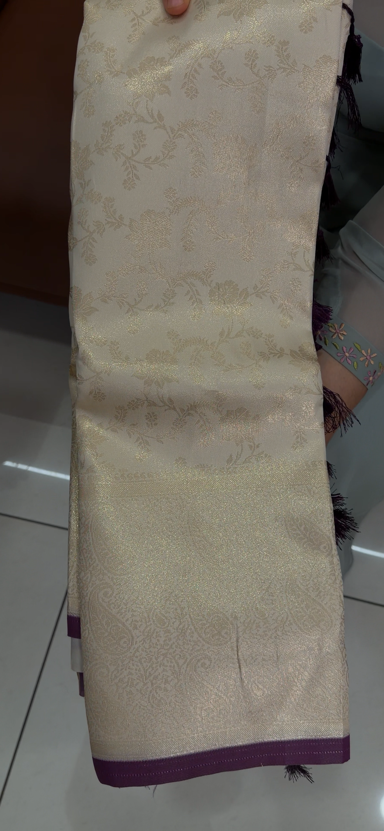 SEMI BROCADE ONAM SAREES - IHA 34523
