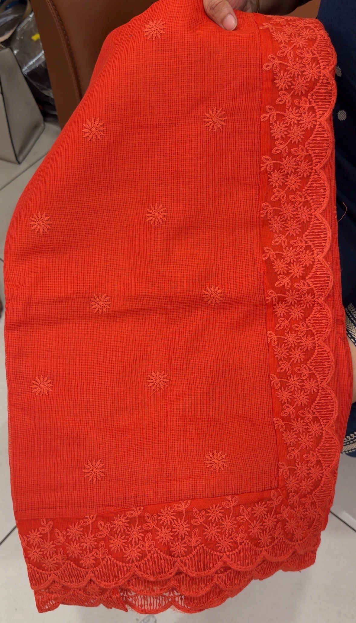 NET KOTA SAREES - IHA 34826