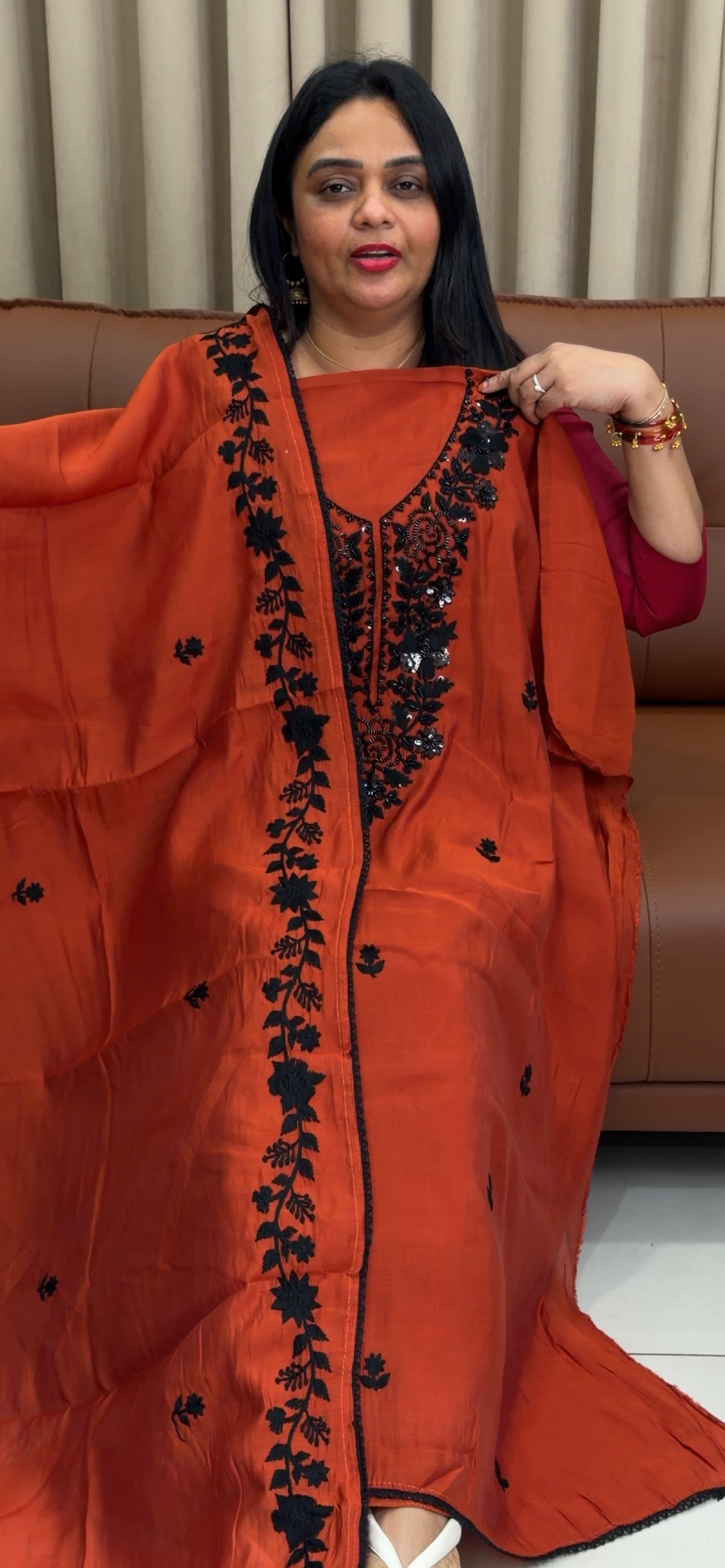 FORWARD HANDWORKED UNSTITCHED SALWAR SUITS - IHA 33849