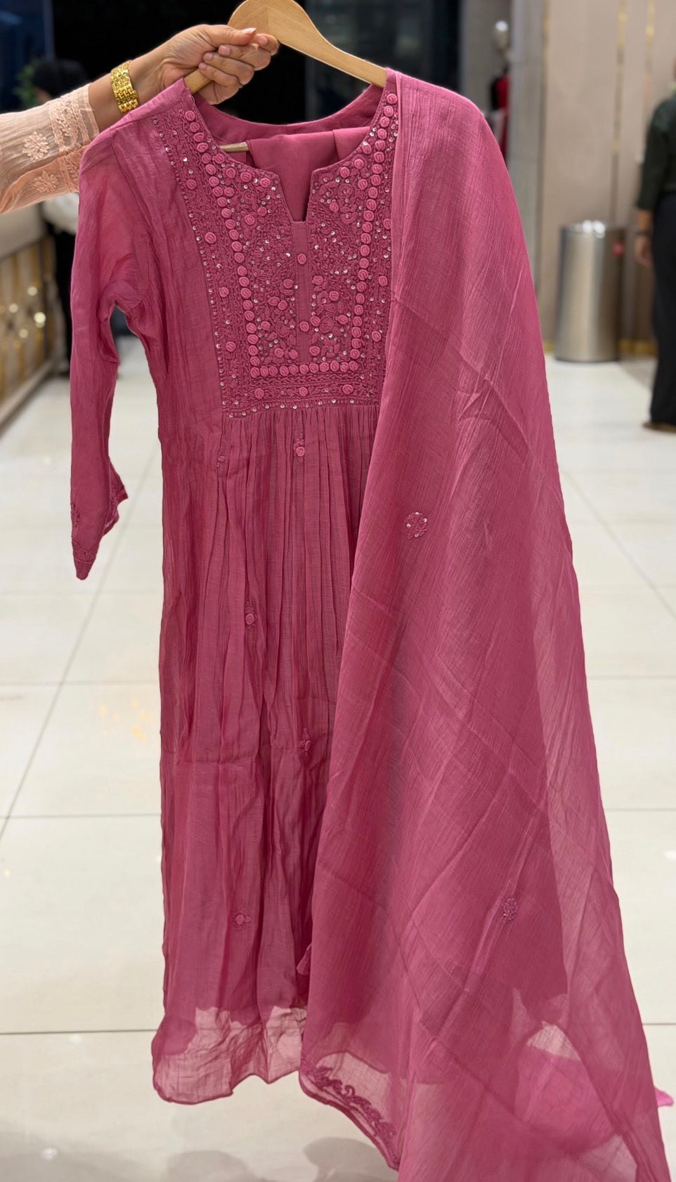 PARTY WEAR TOP,BOTTOM AND DUPATTA - IHA 35423