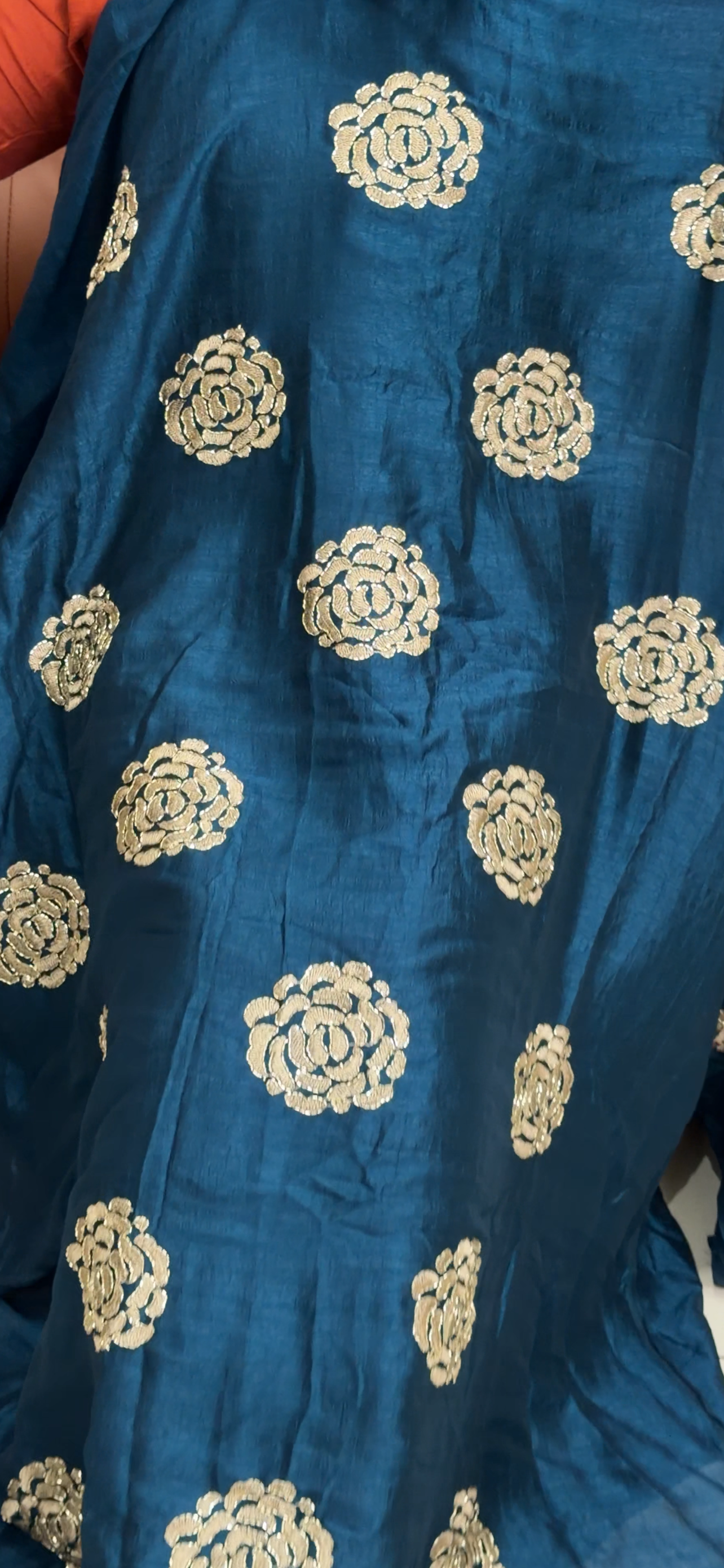 SEMI RAW SILK UNSTITCHED SALWAR SUITS - IHA 34315