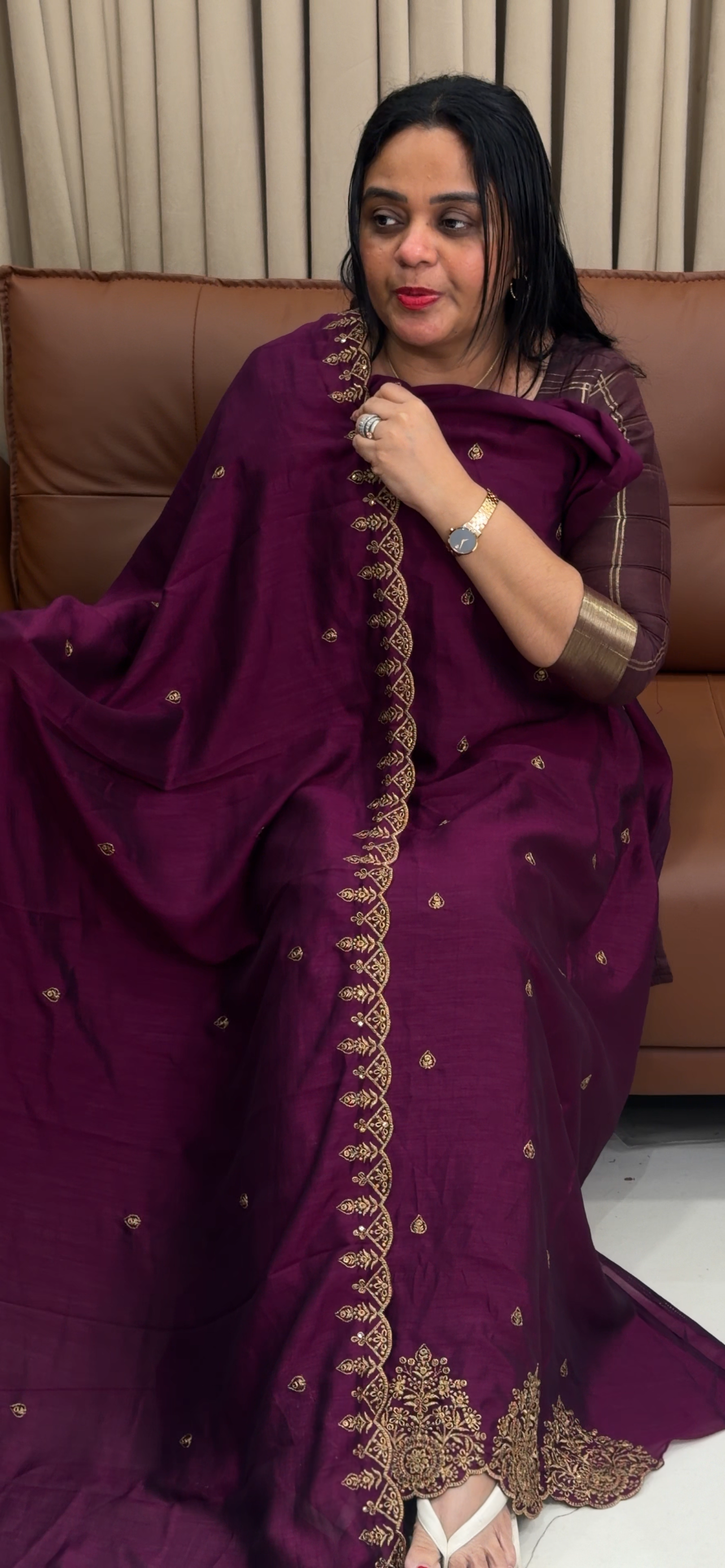 FORWARD SEMI RAW SILK UNSTITCHED SALWAR SUITS - IHA 34678