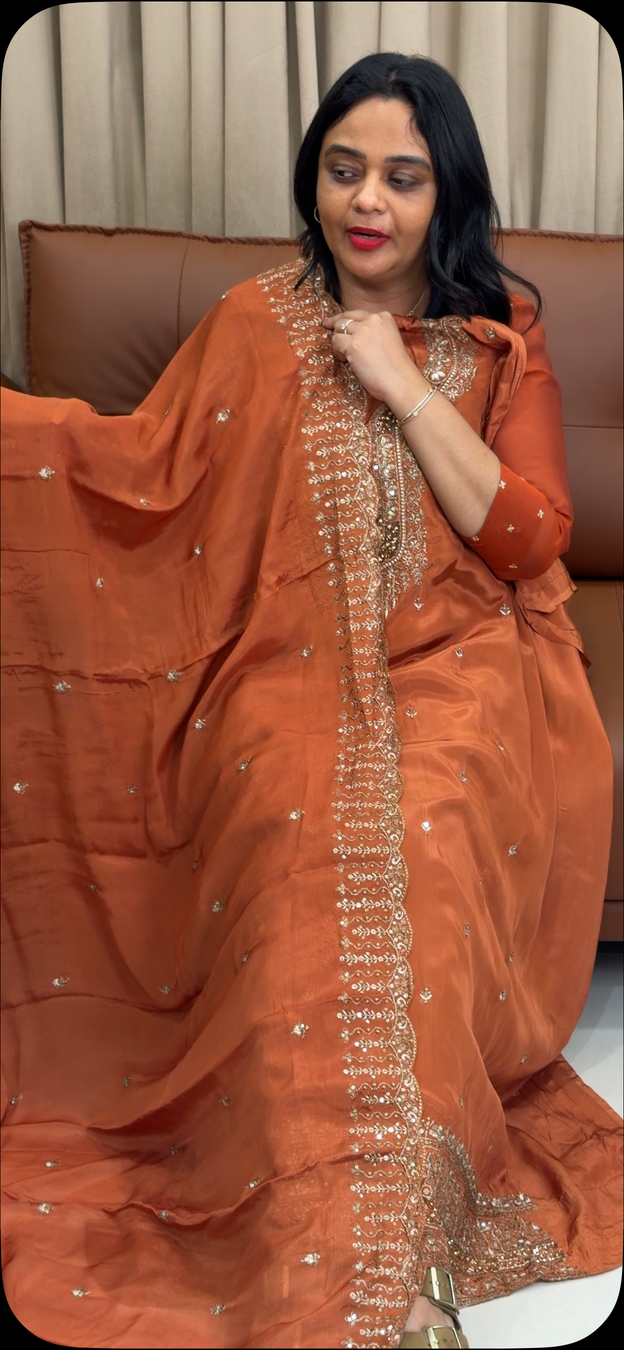 CRAPE UNSTITCHED SALWAR SUITS - IHA 33777