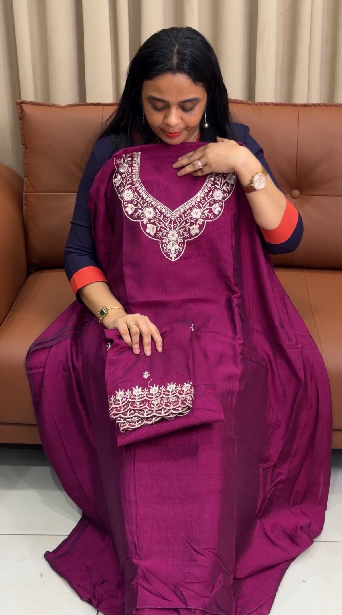 OFFER SALES UNSTITCHED SALWAR SUITS - IHA 35415