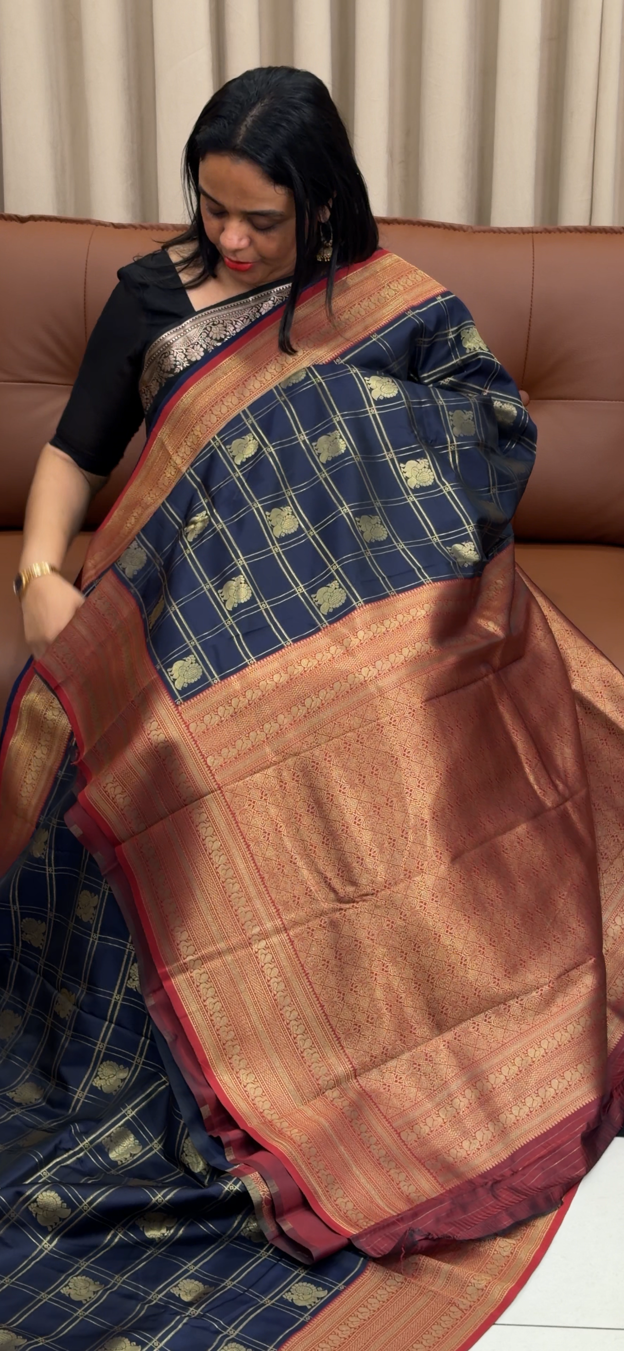 SEMI SILK SAREES - IHA 33573