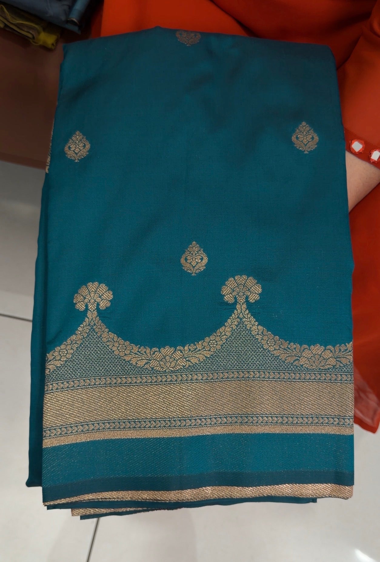 SEMI BANARASI SAREES - IHA 34942