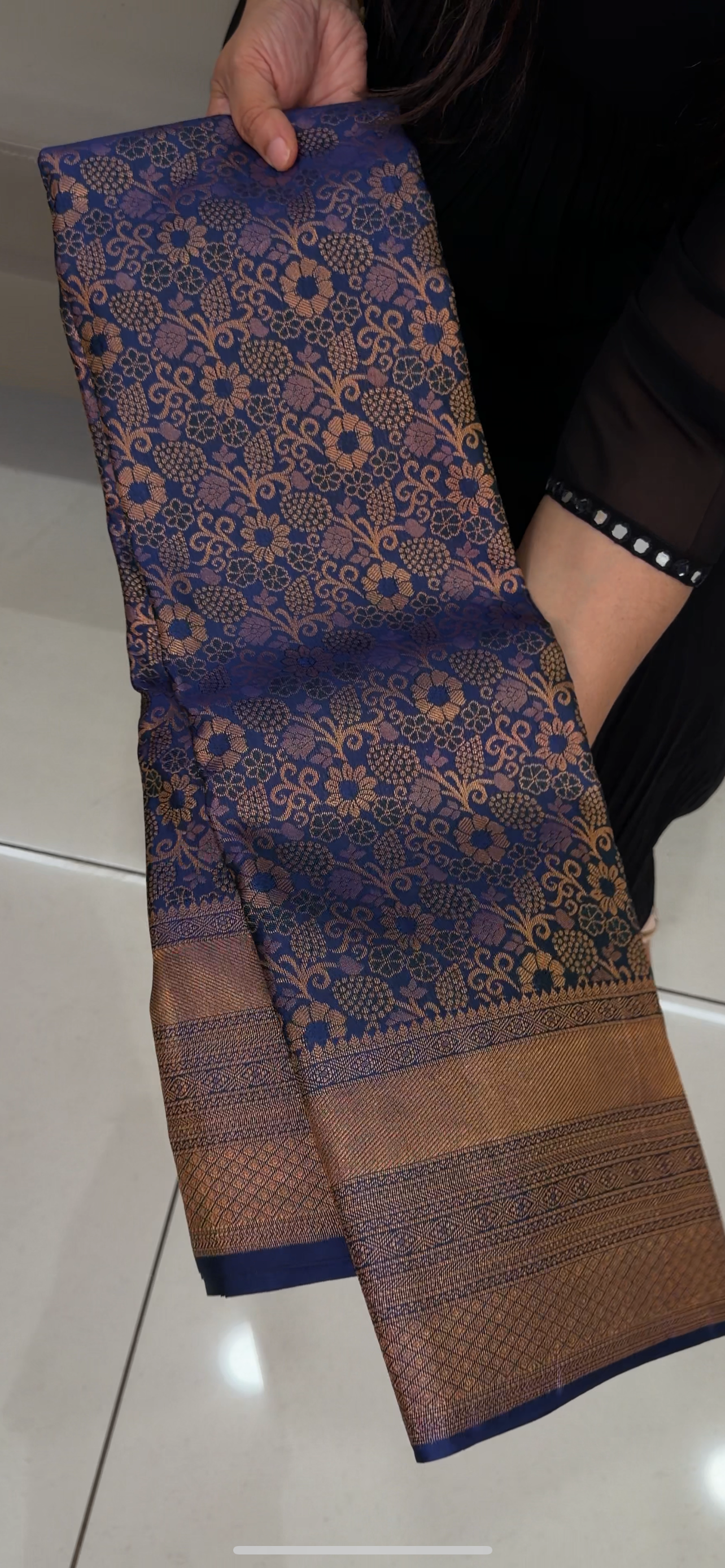 BROCADE KANCHIPURAM SAREES - IHA 29275