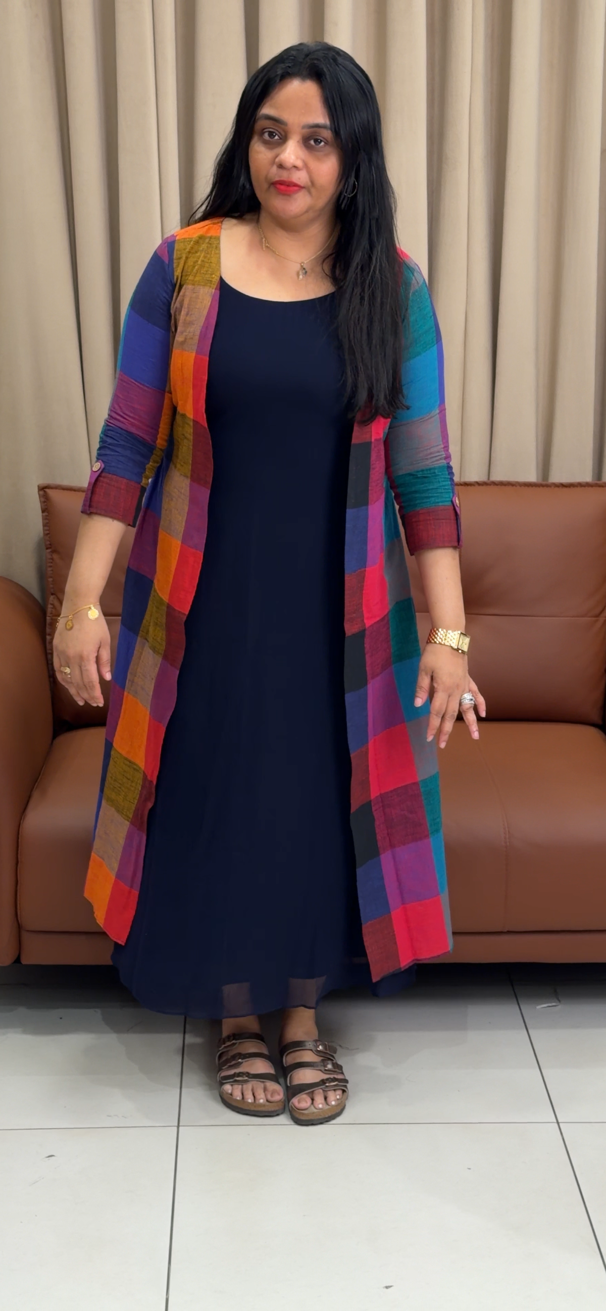 IHA'S IN-HOUSE HANDLOOM DESIGNER TOPS - IHA 35735