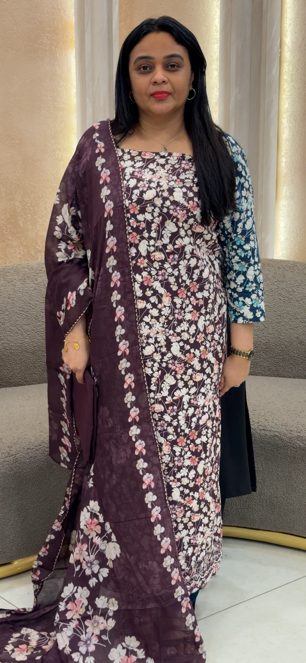 VISCOSE RAYON UNSTITCHED SALWAR SUITS - IHA 35836