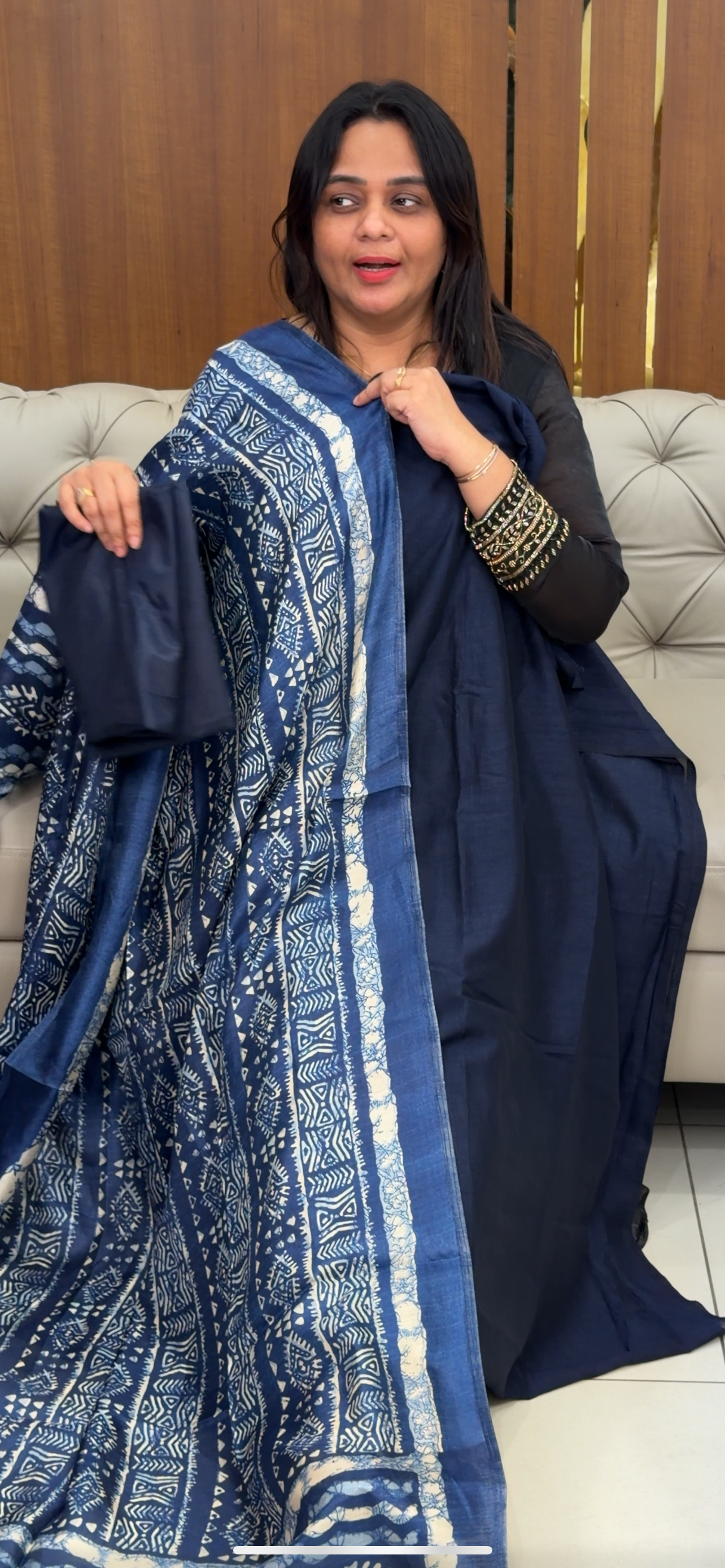 SEMI RAW SILK UNSTITCHED SALWAR SUITS - IHA 29090