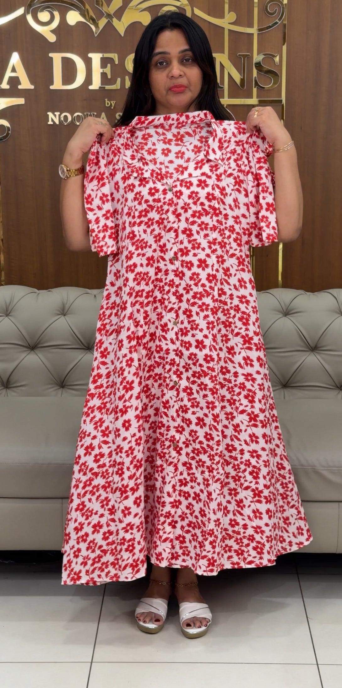 IHA'S IN-HOUSE PRINTED ALINE - IHA 29072