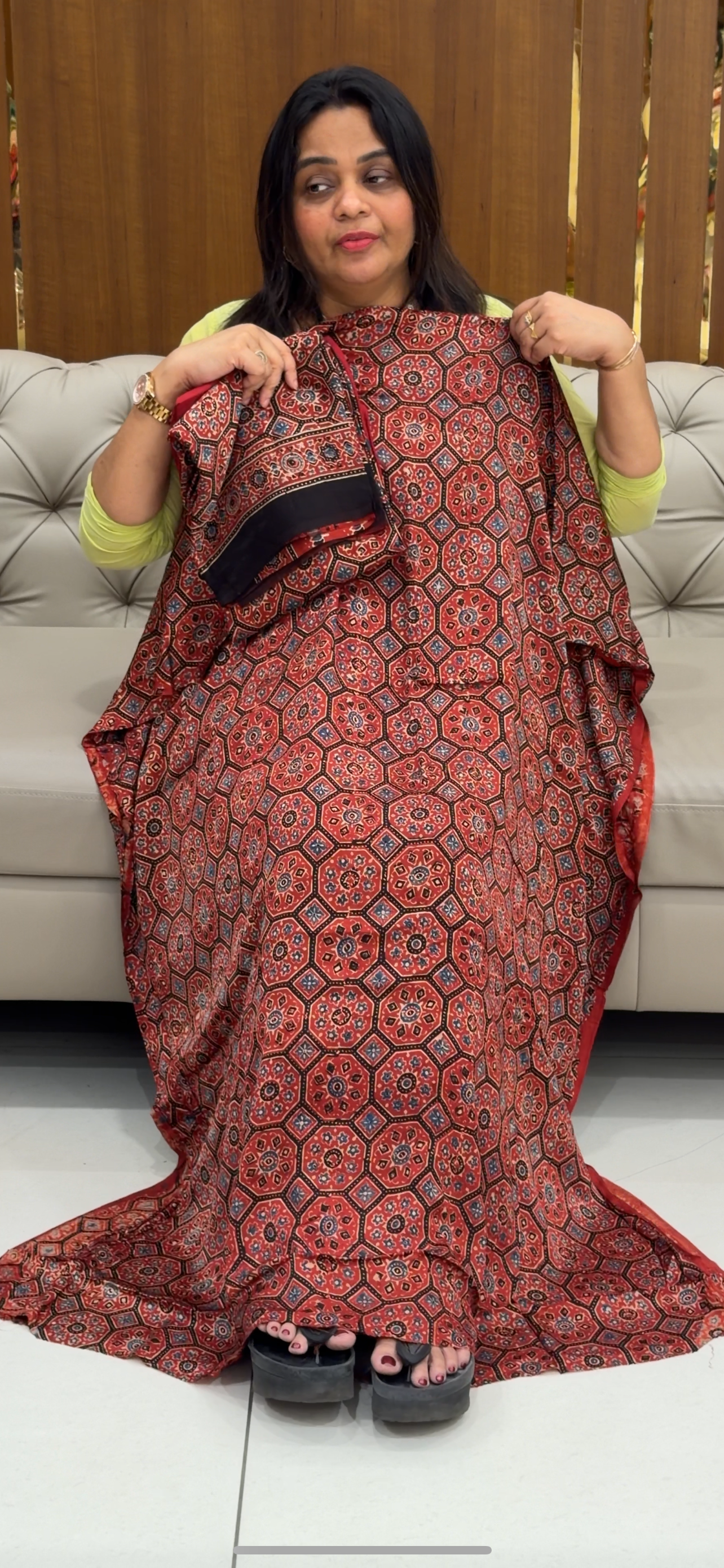 MODAL SILK UNSTITCHED SALWAR SUITS - IHA 28794