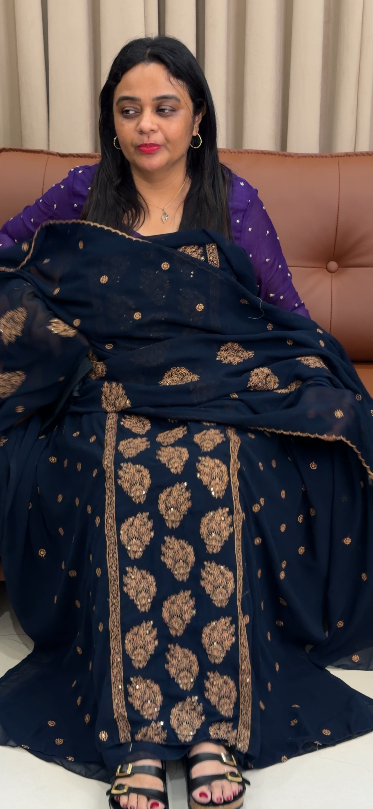 GEORGETTE UNSTITCHED SALWAR SUITS - IHA 33893